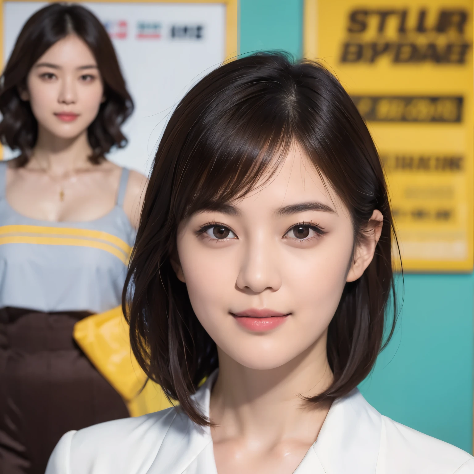 169
Shorthair, a 20 yo woman, gentle smile, working suit, spy movie poster

