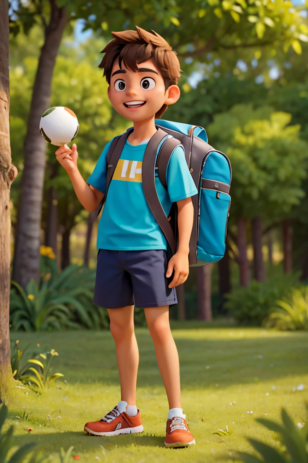 obra de arte, alta qualidade melhor qualidade,fechar-se, boy aventurar, aventura, explorador, ao ar livre, natureza, caminhada, backpacked, acampamento, montanha, floresta, wilderness, Curiosidade, exploration, Jornada, descoberta, viagem, desejo de viajar, expedition, pioneiro, jovem, Energetic, Ativo, destemido, Corajoso, Curioso, imaginativo, criativo, independente, ao ar livrey, natureza lover, descoberta, thrill seeker, juvenil, playful, free spirit, rough, wilderness explorador, jovem aventurar, mochileiro, explorador in training, aventurar in the making, activity enthusiast Young and good-looking Dark brown hair Brown or green eyes Confident smile Athletic build Light clothes with blue details Stylish sneakers Personality:
Confident and professional Welcoming and friendly Passionate about sneakers Fashion enthusiast Supporter of a healthy lifestyle Inspiring and motivating History:
Lucas is a young entrepreneur who founded his own sneaker store.
He has been passionate about tennis since he was a and always dreamed of having his own business.