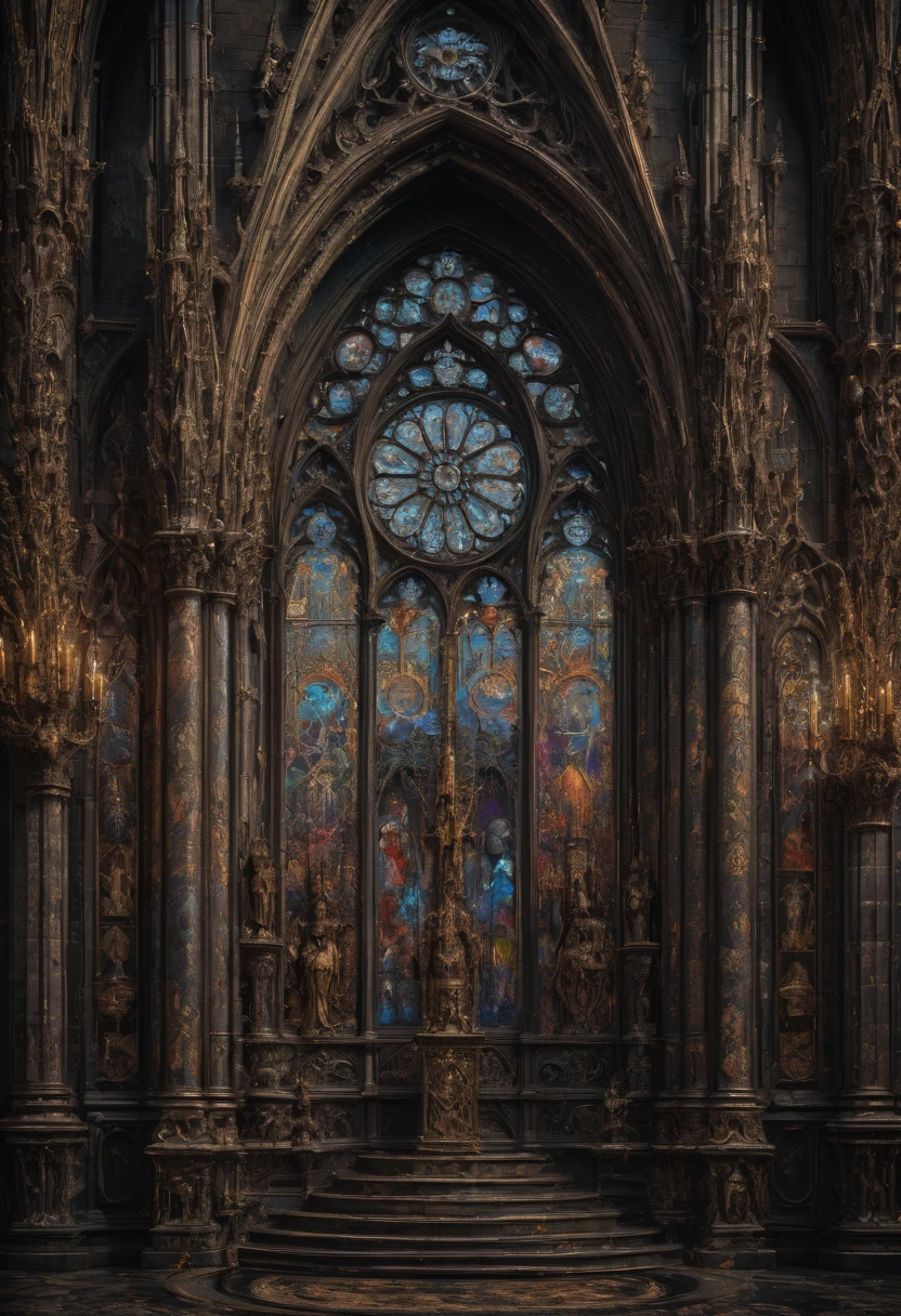 gothic aesthetic by Michael Breitung, best quality, masterpiece, Representative work, official art, Professional, Ultra intricate detailed, 8k