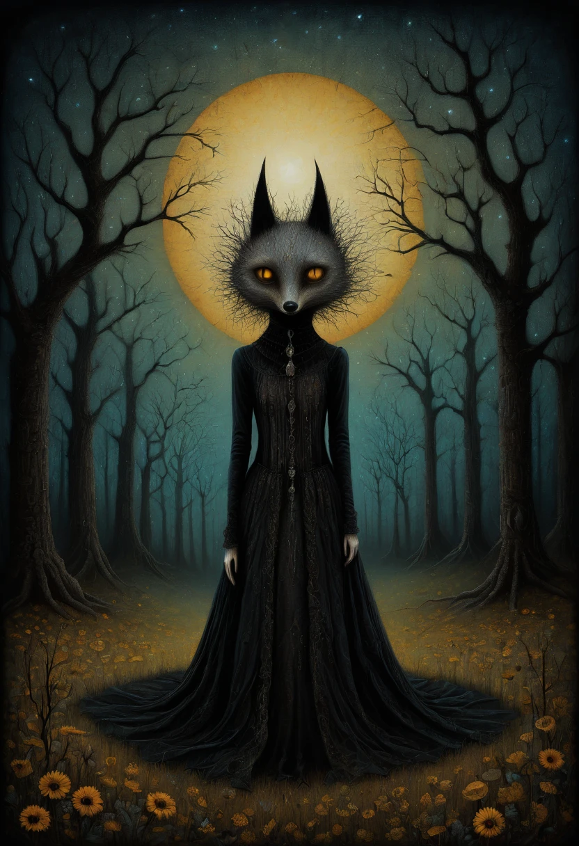 gothic aesthetic by Andy Kehoe, best quality, masterpiece, Representative work, official art, Professional, Ultra intricate detailed, 8k