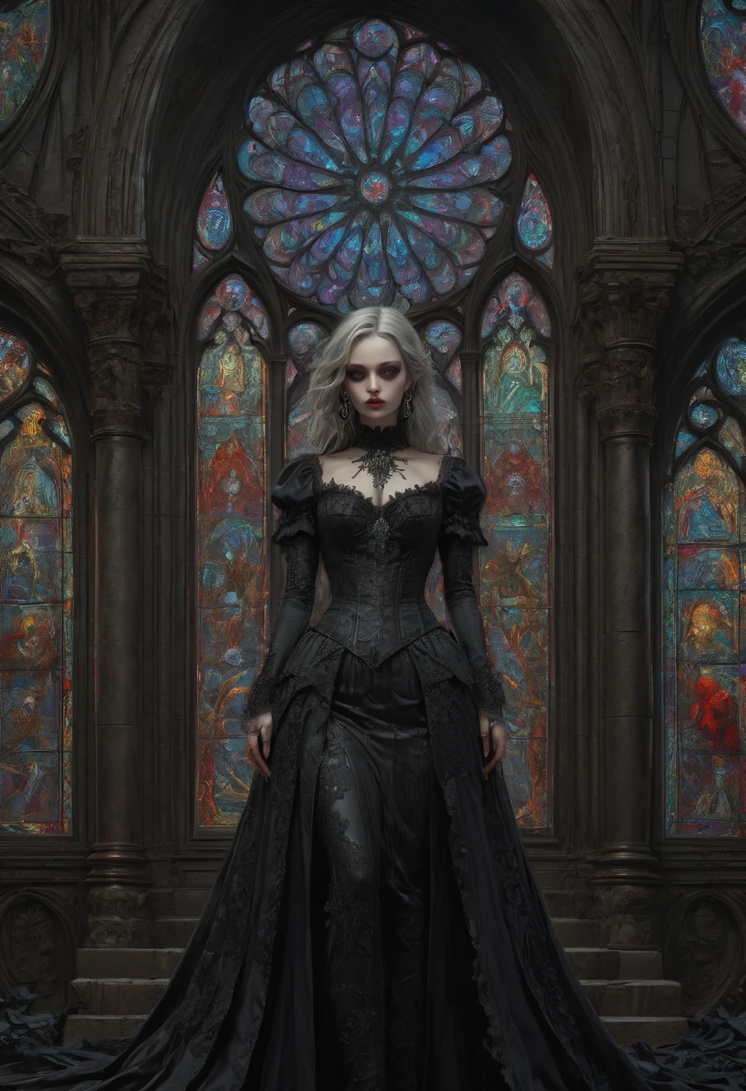gothic aesthetic by Marvel, best quality, masterpiece, Representative work, official art, Professional, Ultra intricate detailed, 8k