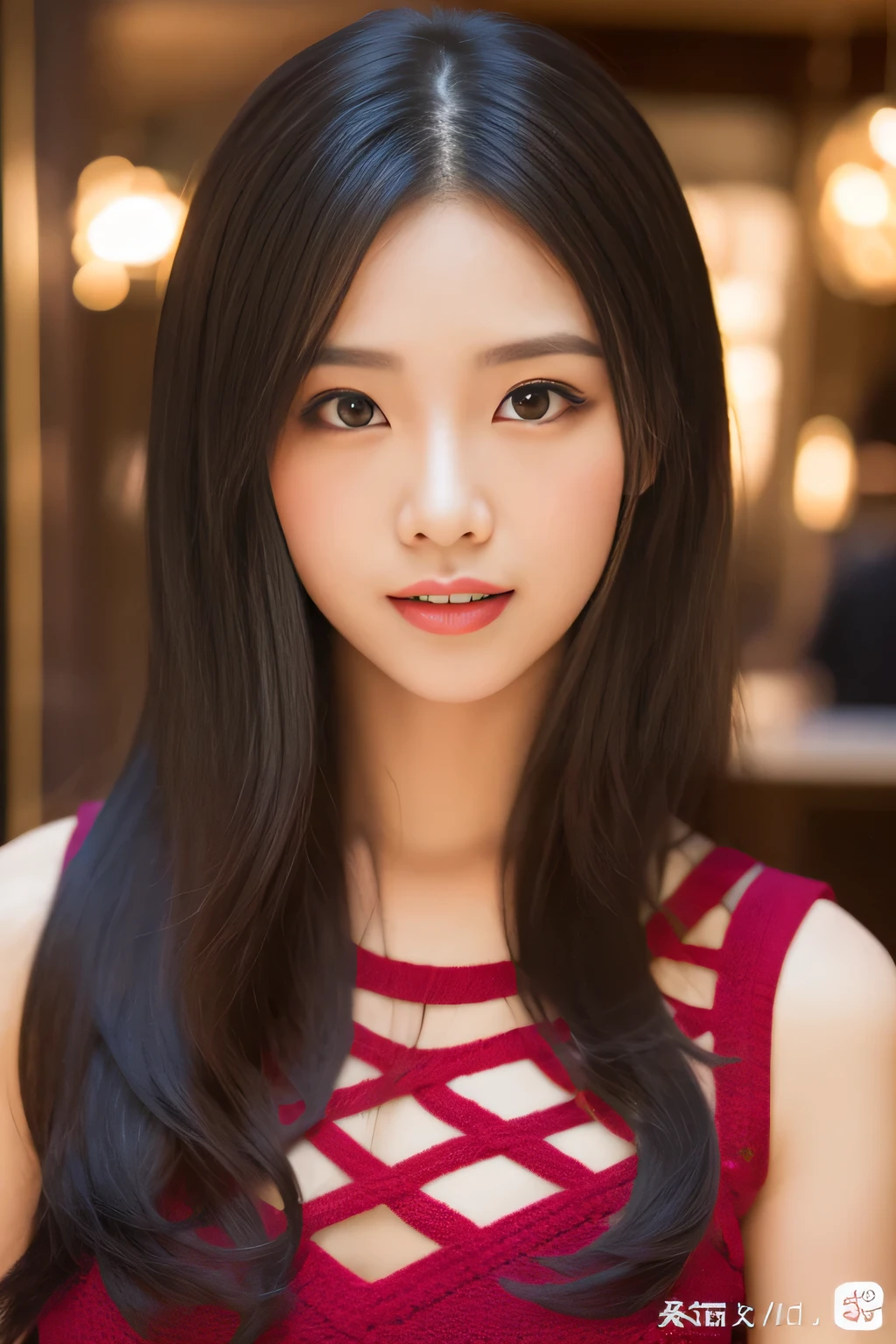 one woman,idol costume,,plump body,cute face,beautiful face,medium long hair,masterpiece, very detailed and beautiful,realistic,Japanese