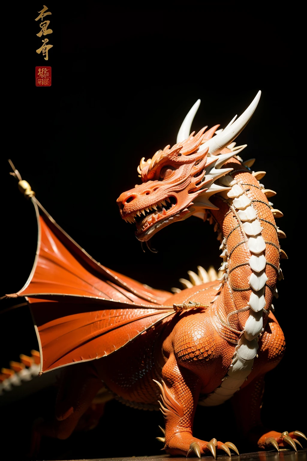 Vividly express the image of dragon in Chinese culture,Can clearly display the image and cultural characteristics of the dragon。