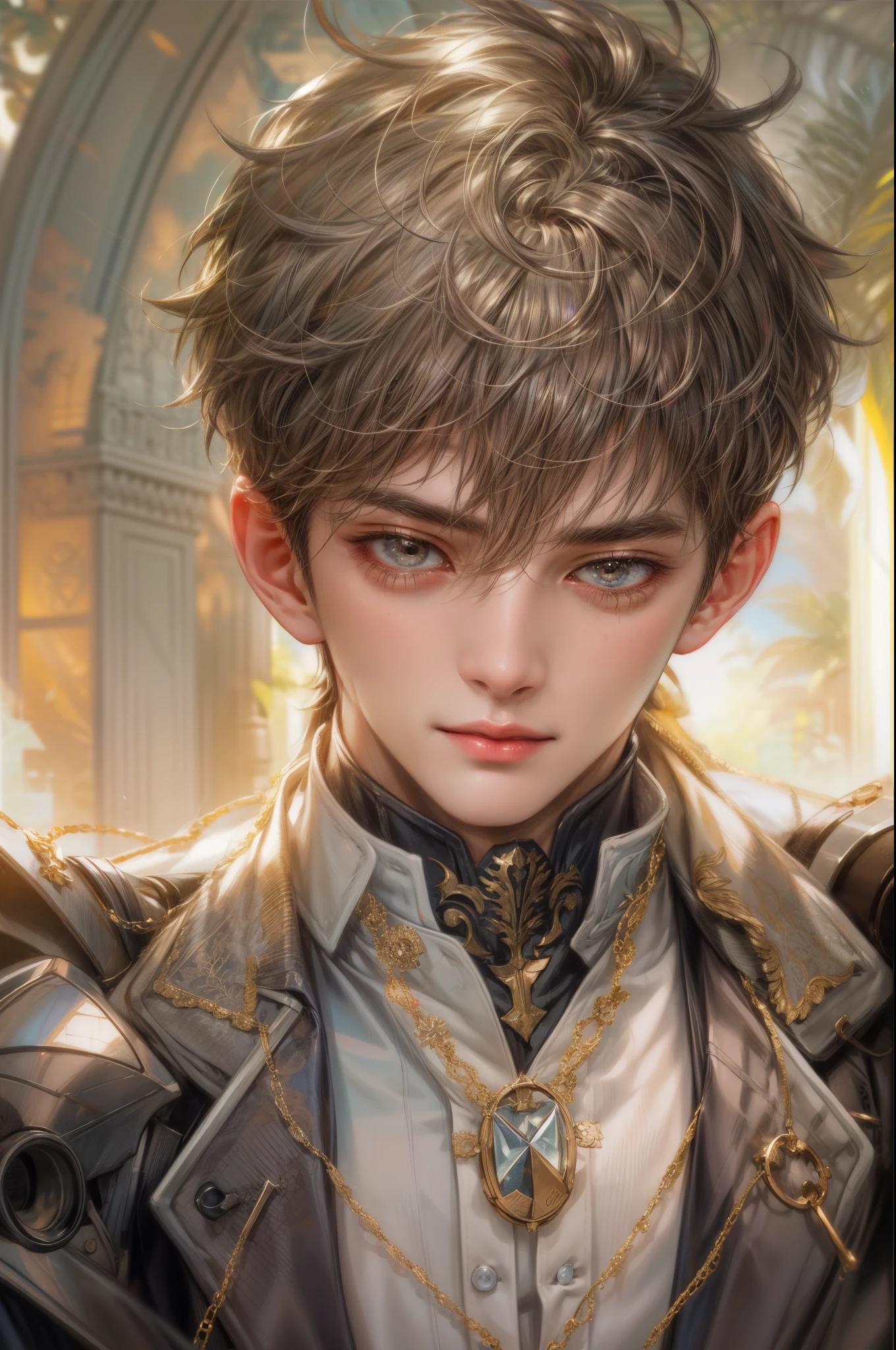 masterpiece, best quality, half body shot of a boy, young handsome boy, character from Marvel, intricate face details, handsome face, detailed scenery bg