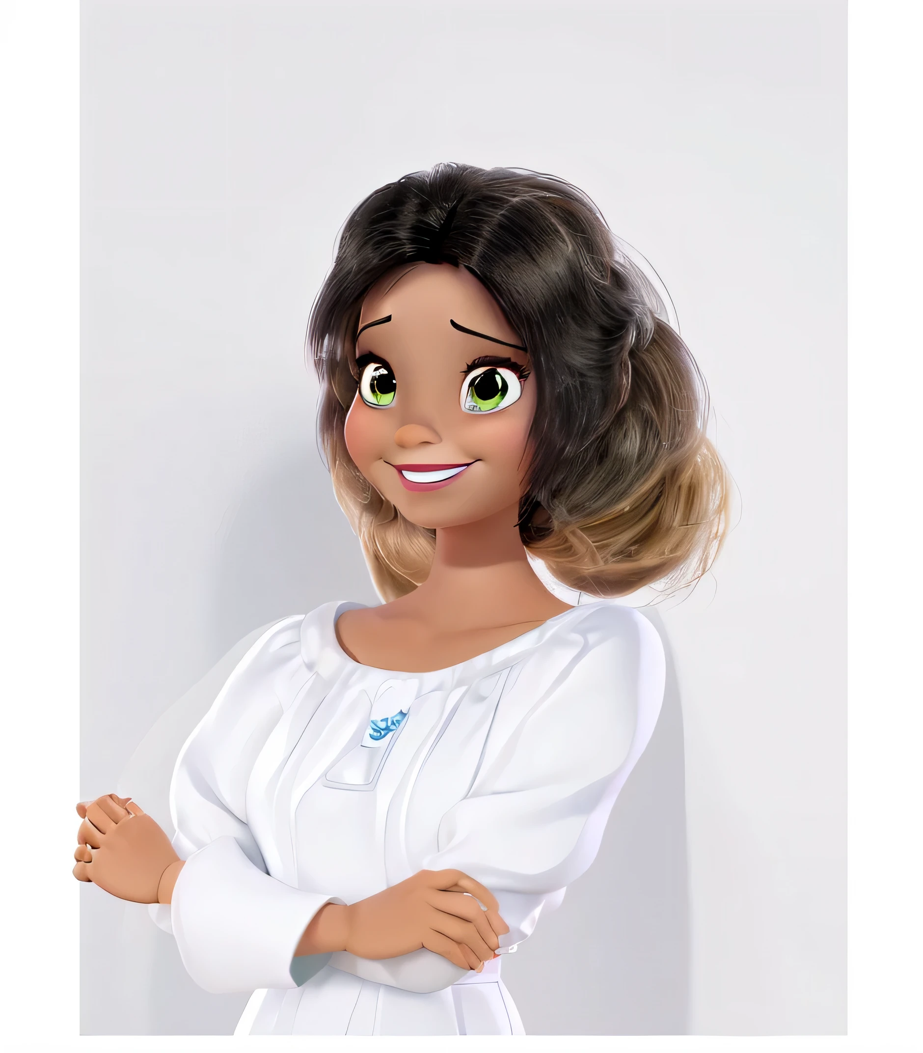crie uma imagem estilo disney de alta qualidade e fundo branco