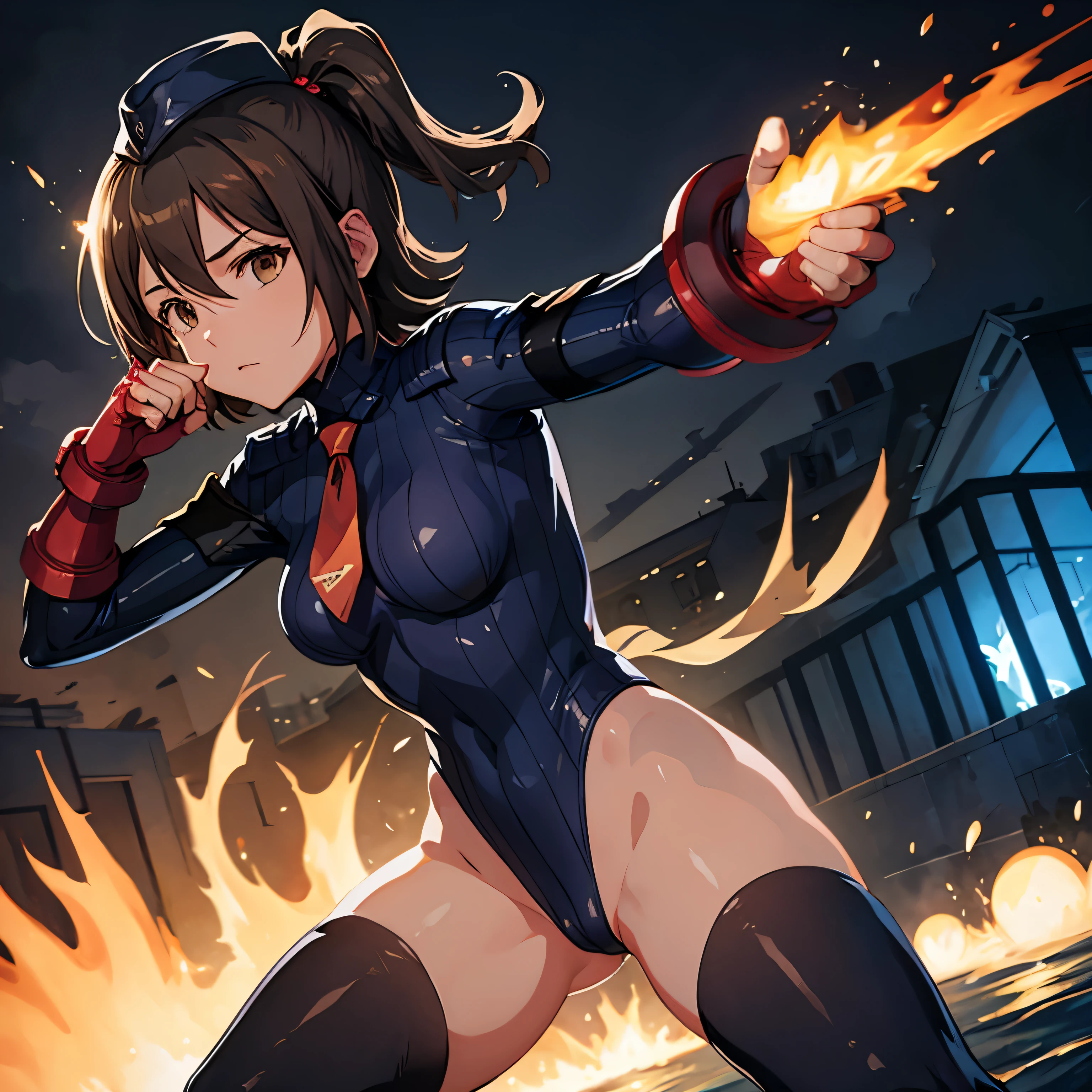 red gloves, fist