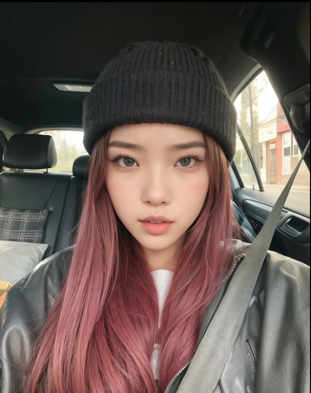 asian girl with down eyes
