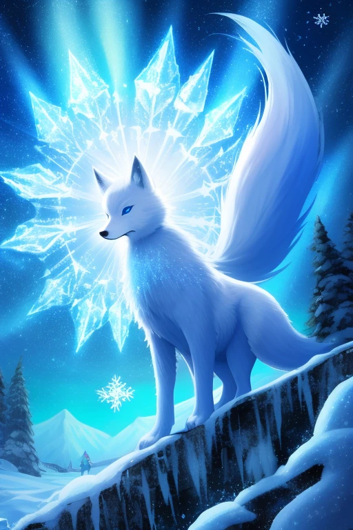 a beautiful arctic fox, stunning thick fur, piercing blue eyes, snow-covered landscape, icy breath, graceful leaps, arctic wilderness, serene silence, delicate snowflakes, seamless camouflage, playful paws, majestic presence, glowing moonlight, shimmering ice crystals, frost-covered trees, peaceful solitude, Arctic Circle, mesmerizing auroras, arctic wind howling, frosty nose, icy reflections, Arctic wonderland, pristine beauty, winter wonder, icy blue tones, ethereal glow, Arctic adventure, sublime wilderness, sparkling icicles, Arctic survival, frosty footprints, Arctic serenity, hidden treasures, Arctic expedition, untouched purity, Arctic twilight, frozen landscapes, Arctic mastery