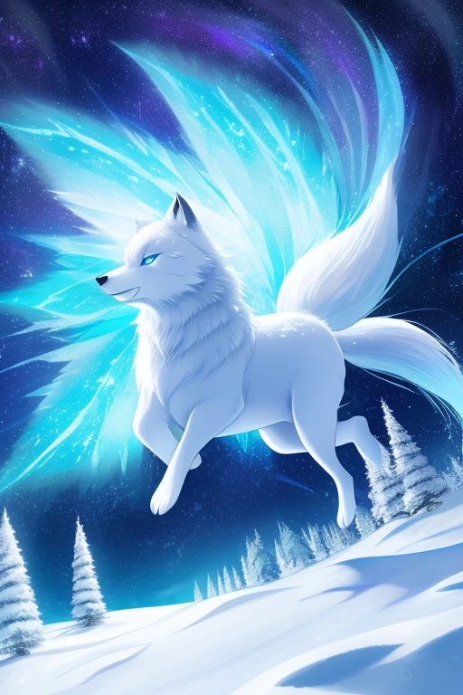 a beautiful arctic fox, stunning thick fur, piercing blue eyes, snow-covered landscape, icy breath, graceful leaps, arctic wilderness, serene silence, delicate snowflakes, seamless camouflage, playful paws, majestic presence, glowing moonlight, shimmering ice crystals, frost-covered trees, peaceful solitude, Arctic Circle, mesmerizing auroras, arctic wind howling, frosty nose, icy reflections, Arctic wonderland, pristine beauty, winter wonder, icy blue tones, ethereal glow, Arctic adventure, sublime wilderness, sparkling icicles, Arctic survival, frosty footprints, Arctic serenity, hidden treasures, Arctic expedition, untouched purity, Arctic twilight, frozen landscapes, Arctic mastery