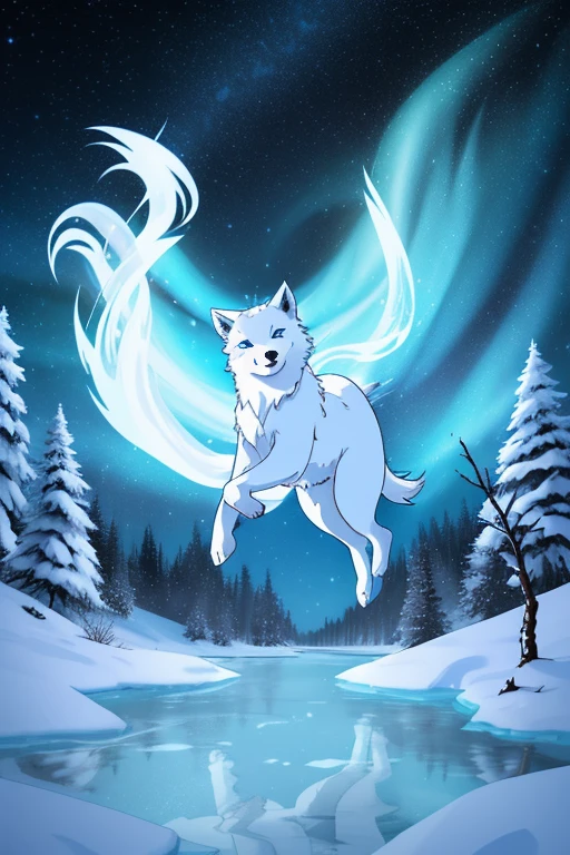 a beautiful arctic fox, stunning thick fur, piercing blue eyes, snow-covered landscape, icy breath, graceful leaps, arctic wilderness, serene silence, delicate snowflakes, seamless camouflage, playful paws, majestic presence, glowing moonlight, shimmering ice crystals, frost-covered trees, peaceful solitude, Arctic Circle, mesmerizing auroras, arctic wind howling, frosty nose, icy reflections, Arctic wonderland, pristine beauty, winter wonder, icy blue tones, ethereal glow, Arctic adventure, sublime wilderness, sparkling icicles, Arctic survival, frosty footprints, Arctic serenity, hidden treasures, Arctic expedition, untouched purity, Arctic twilight, frozen landscapes, Arctic mastery