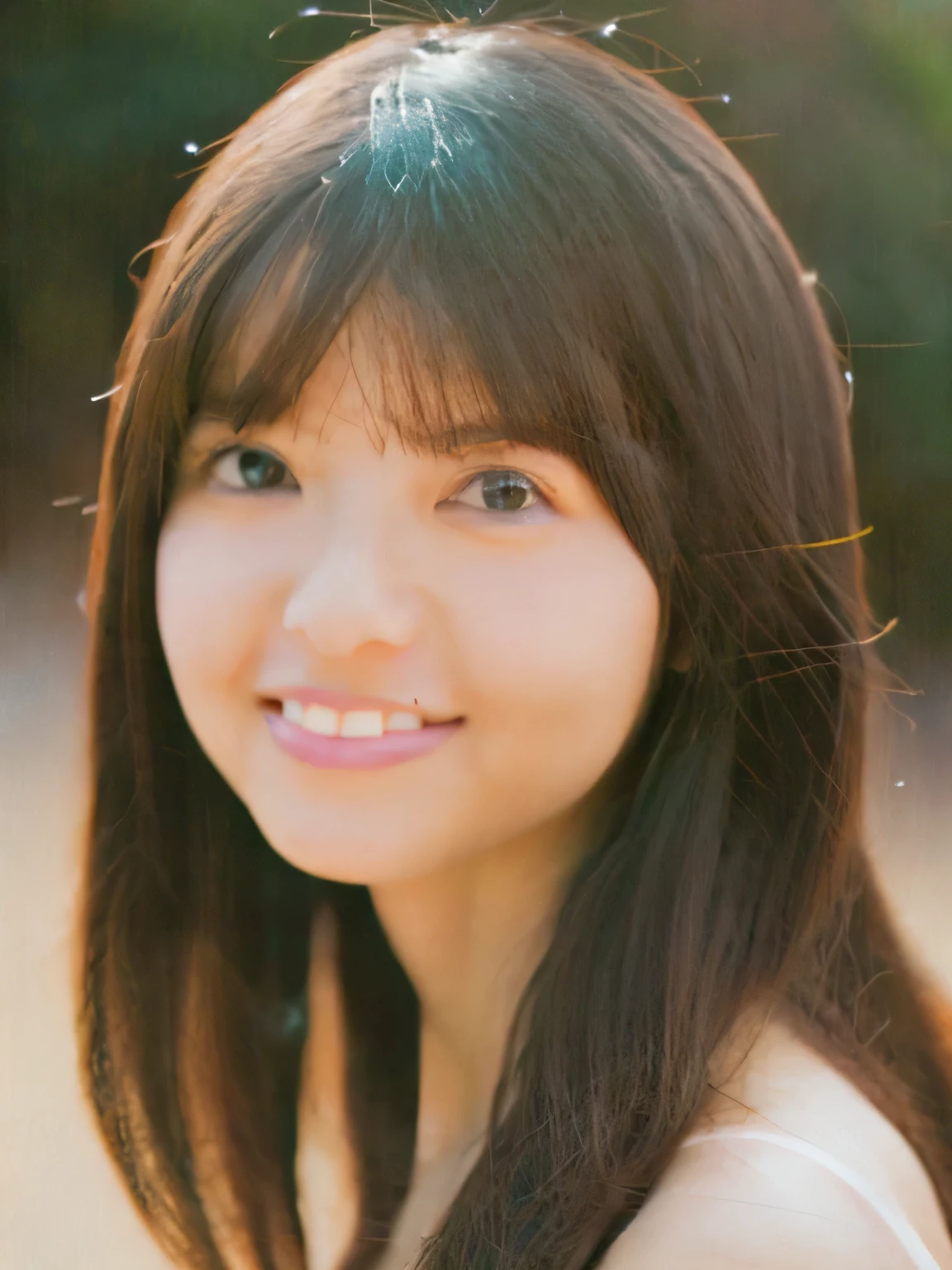 (((best image quality,8K quality),masterpiece)), Drawing style tags: natural casual hairstyle:1.2, dress details:1.1, body is emphasized: 1. スリムなwomanの腹筋:1.3, plum:1.2, Summary of main unit details: sophisticated face:1, double eyelid:1, smile:1, Picture scene details: Beautiful village, woman'Life,(NSFW:1.5),NSFW,(((nude)))