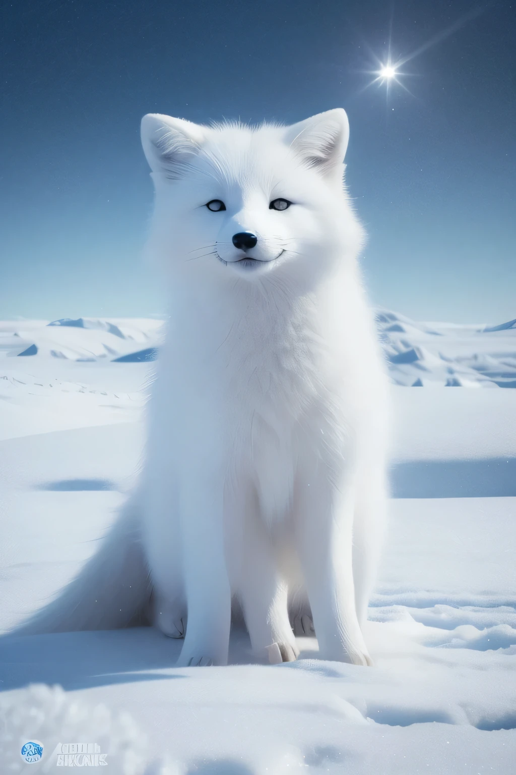 Arctic狐, white fur fox, Arctic, white fur, national geographic照片s, national geographic照片, Snow camouflage, snowy Arctic environment, national geographic, national geographic照片graphy, extremely cold,masterpiece