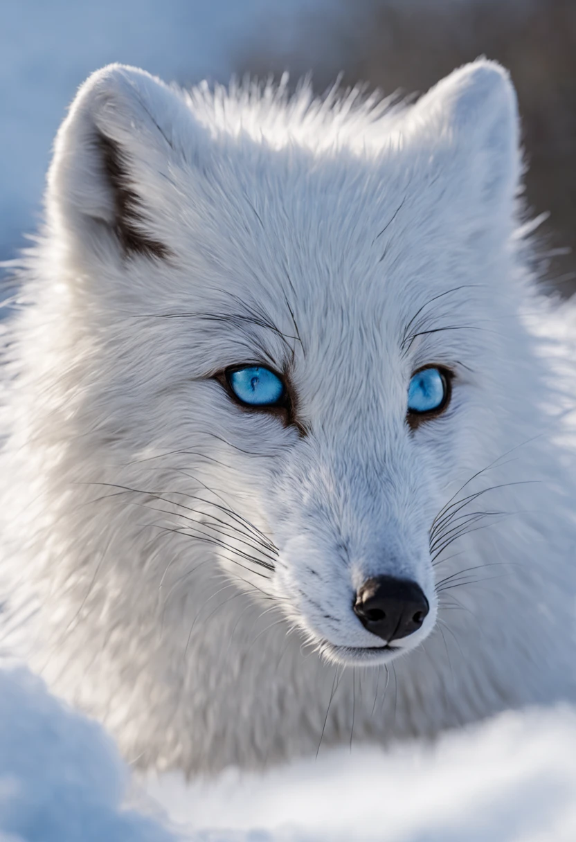 (best quality,ultra-detailed),arctic fox,deep snow,chases,mouse,quick movements,fluffy tail,sharp teeth,intense gaze,white fur,icy blue eyes,freezing wind,subzero temperatures,snow-covered landscape,northern lights,glowing moonlight,harsh winter,icy breath,pristine wilderness,playful jumps,paw prints in the snow,stealthy predator,escape maneuvers,elusive prey,hunting instincts,blizzard conditions,endless white expanse,icy silence,majestic hunter,graceful leaps,ferocious determination,seamless camouflage,cold environment,heart-pounding pursuit,inhospitable terrain.