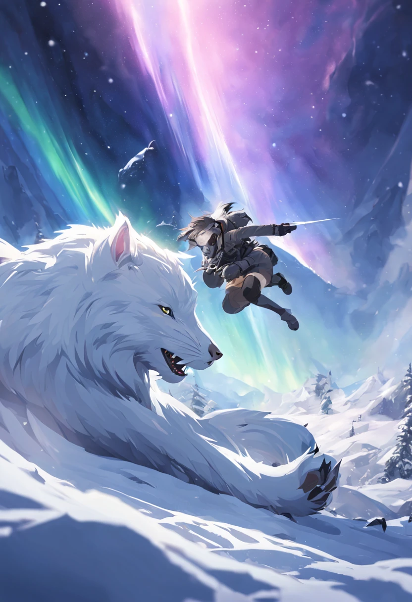 (best quality,ultra-detailed),arctic fox,deep snow,chases,mouse,quick movements,fluffy tail,sharp teeth,intense gaze,white fur,icy blue eyes,freezing wind,subzero temperatures,snow-covered landscape,northern lights,glowing moonlight,harsh winter,icy breath,pristine wilderness,playful jumps,paw prints in the snow,stealthy predator,escape maneuvers,elusive prey,hunting instincts,blizzard conditions,endless white expanse,icy silence,majestic hunter,graceful leaps,ferocious determination,seamless camouflage,cold environment,heart-pounding pursuit,inhospitable terrain.