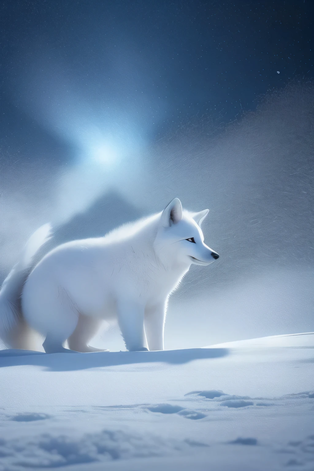 Arctic狐, white fur fox, Arctic, white fur, national geographic照片s, national geographic照片, Snow camouflage, snowy Arctic environment, national geographic, national geographic照片graphy, extremely cold,masterpiece