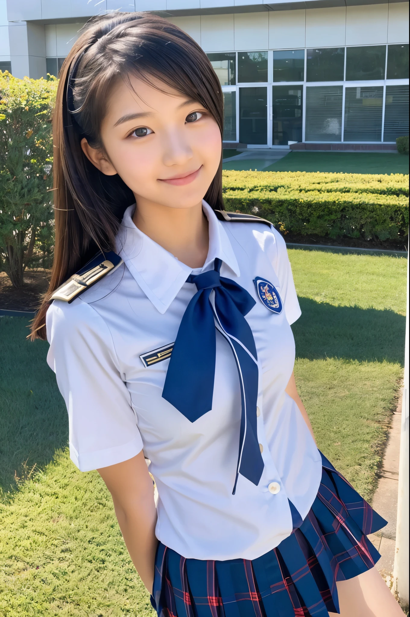 one teenage cute girl in AKB48 uniform, AKB48 Team TP, AKB48 uniform,(masterpiece, best quality:1.2), ultra high res, (photorealistic:1.4), detailed skin, cinematic lighting,bare chest,
friendly, intelligent, conversation engaging, happy,kind, energetic, cheerful, creative, with sparkling eyes and a contagious smile,