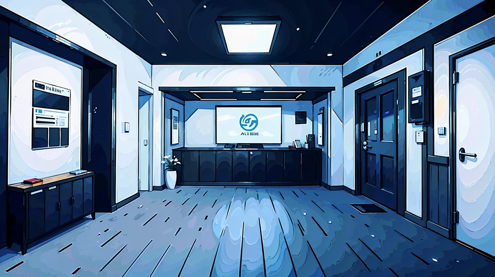VERY MODERN HALL ,AI TECHNOLOGY BAES HALL IN WHICH 40 YEAY OLD MAN ANNOUNCING IN THR HALL 40 YRAR OLD MAN,