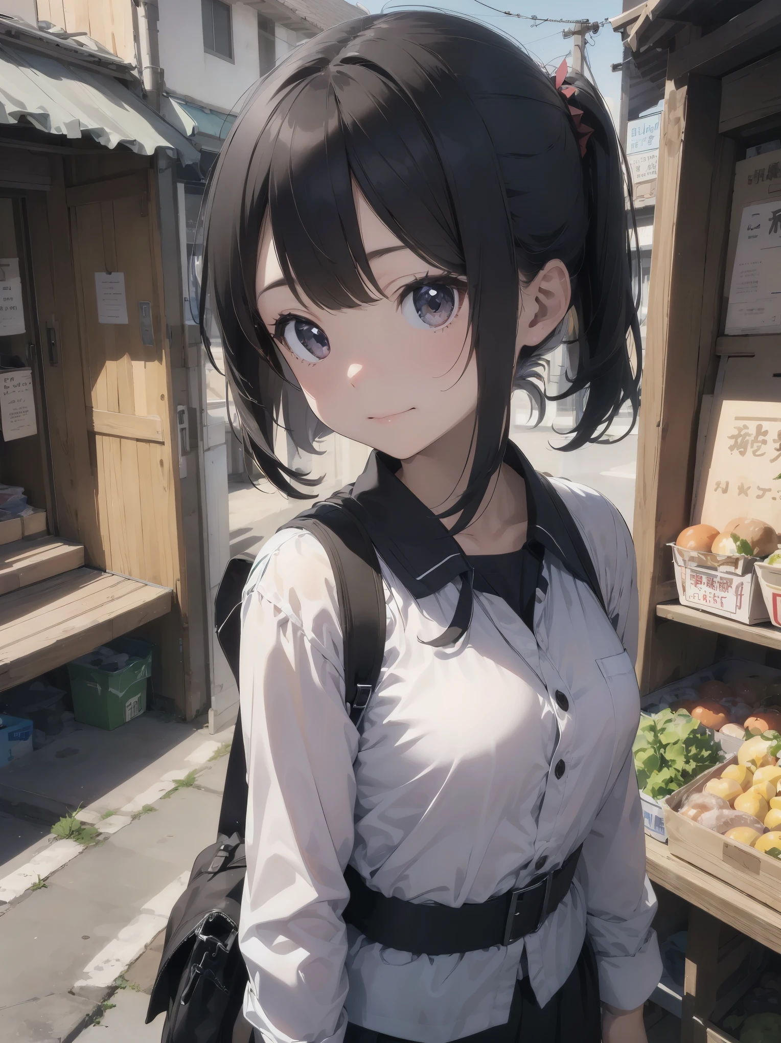 masterpiece、high resolution、Super detailed、real stick、girl、slight smile