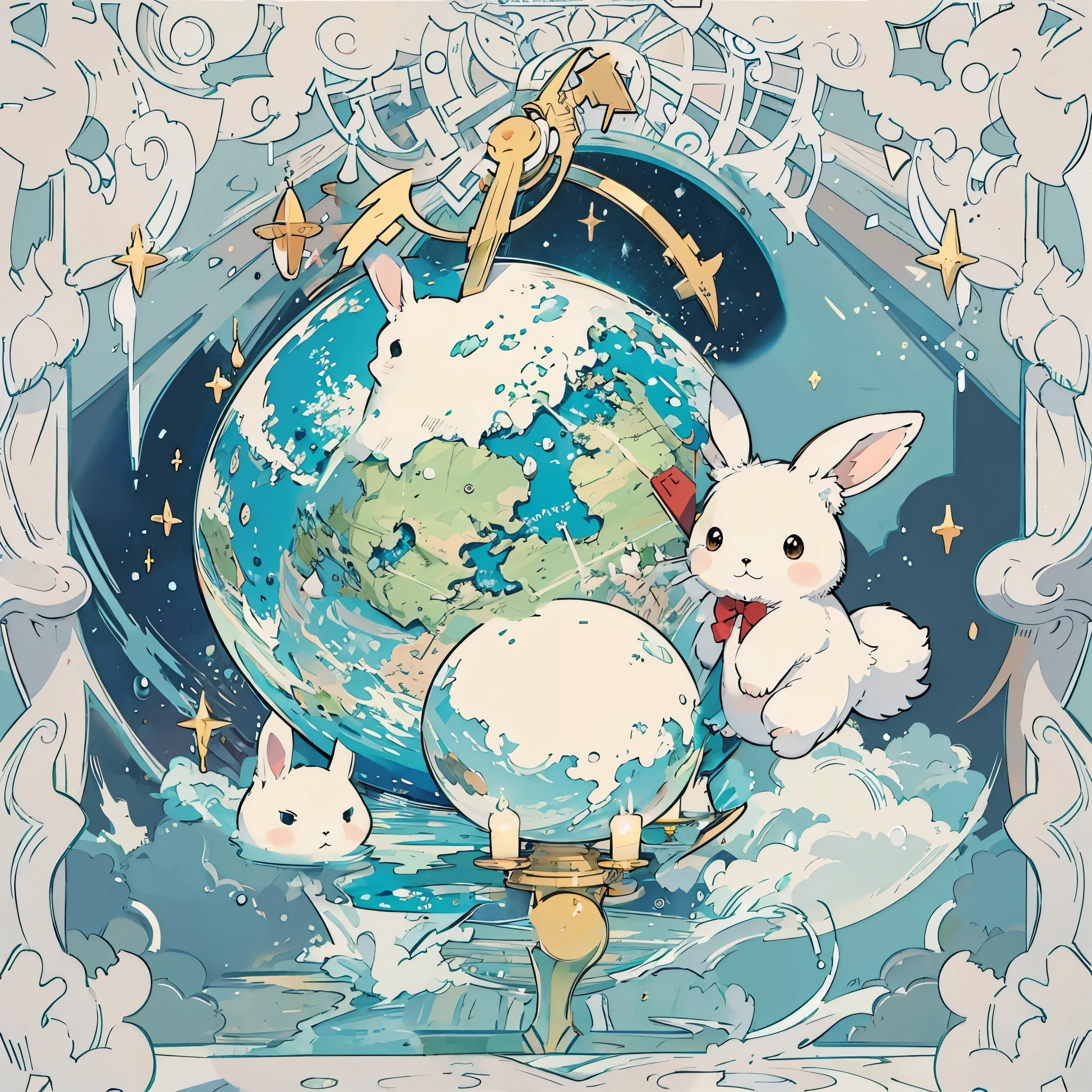 round earth and rabbit
