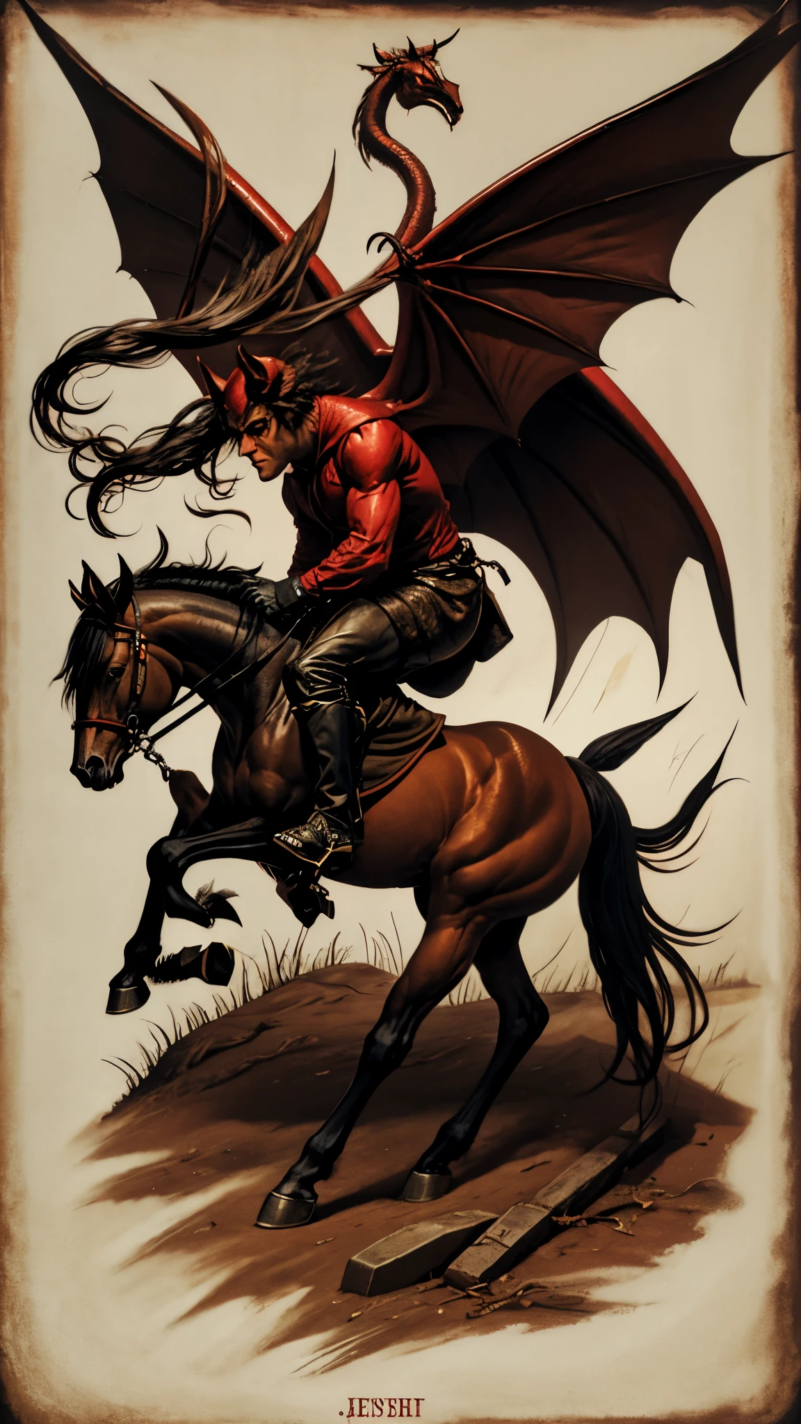 Jersey Devil: A creature with a half-human, half-horse body and devil wings. 