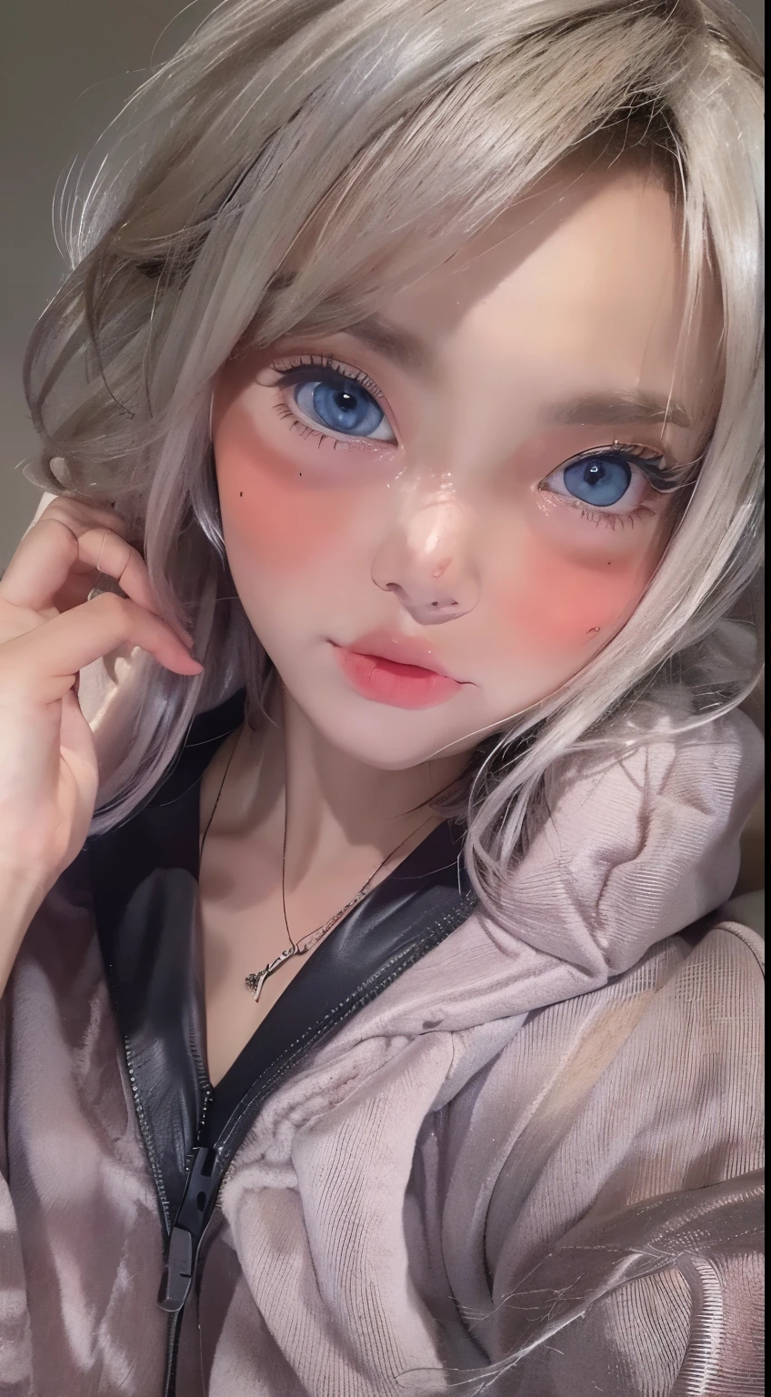 NSFW,((highest quality, 8k, masterpiece :1.3)), 1 girl, pretty woman with thin abs :1.3, (medium short hair, huge breasts :1.2), pajamas:1.1, super detailed face, fine eyes,