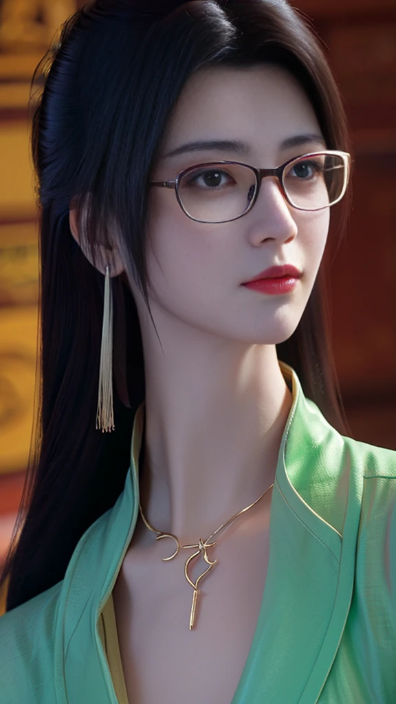 (best quality, high một người phụ nữ wear glasses và áo sơ mi trắng đang nhìn vào máy ảnh, with glasses, with glasses vuông, wear glasses tròn lớn mỏng, thực tế. cheng yi, wear glasses, beautiful ruan jia!, wear glasses, Chinese girl, bởi Ye Xin, Yun Yuncô gái wear glasses, wear glasses tròn nhỏ, high-quality portraits, cô gái wear glasses tròn, Korean girl