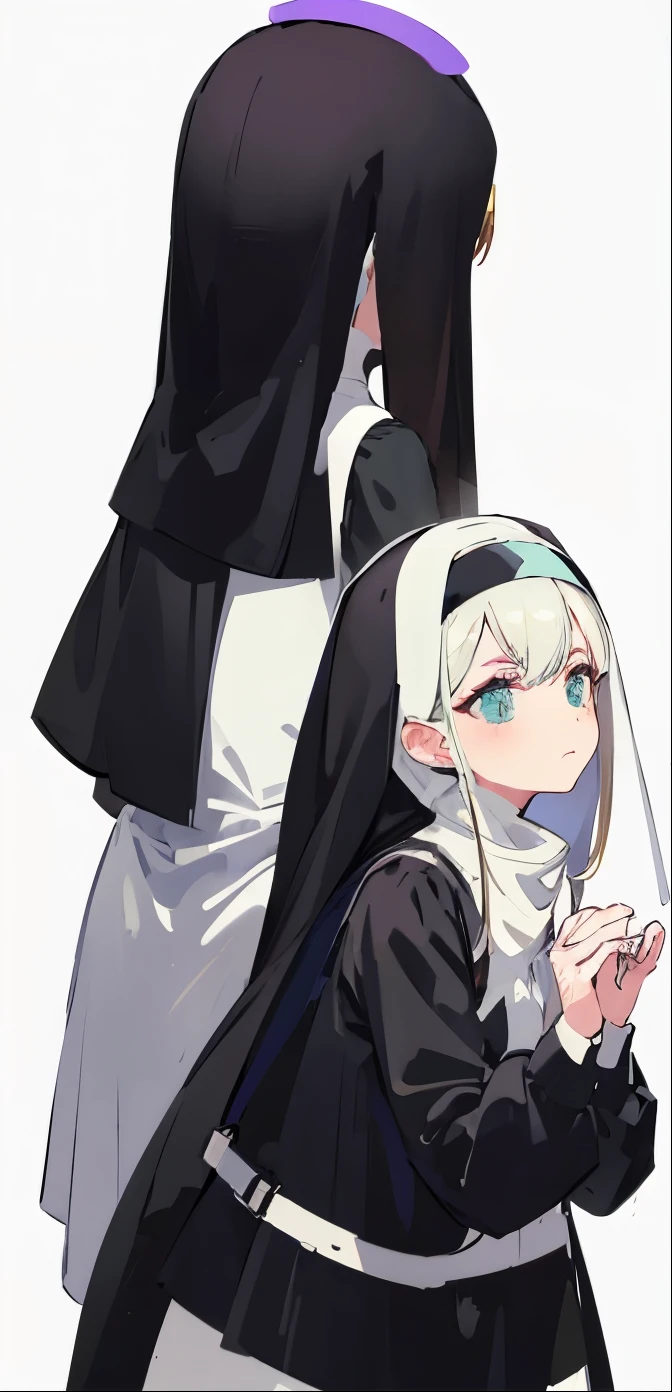 pretty, PERFECT FACE, Nun, veil