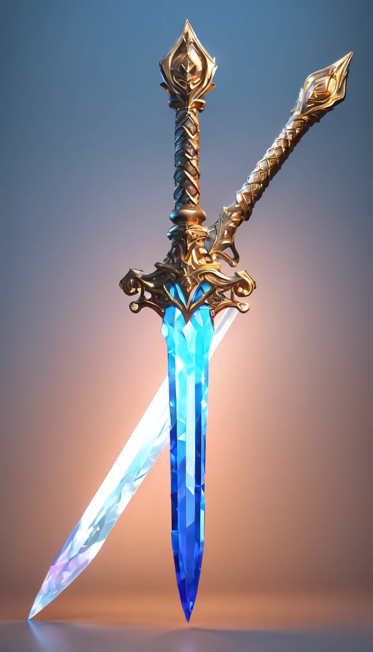 blue crystal sword