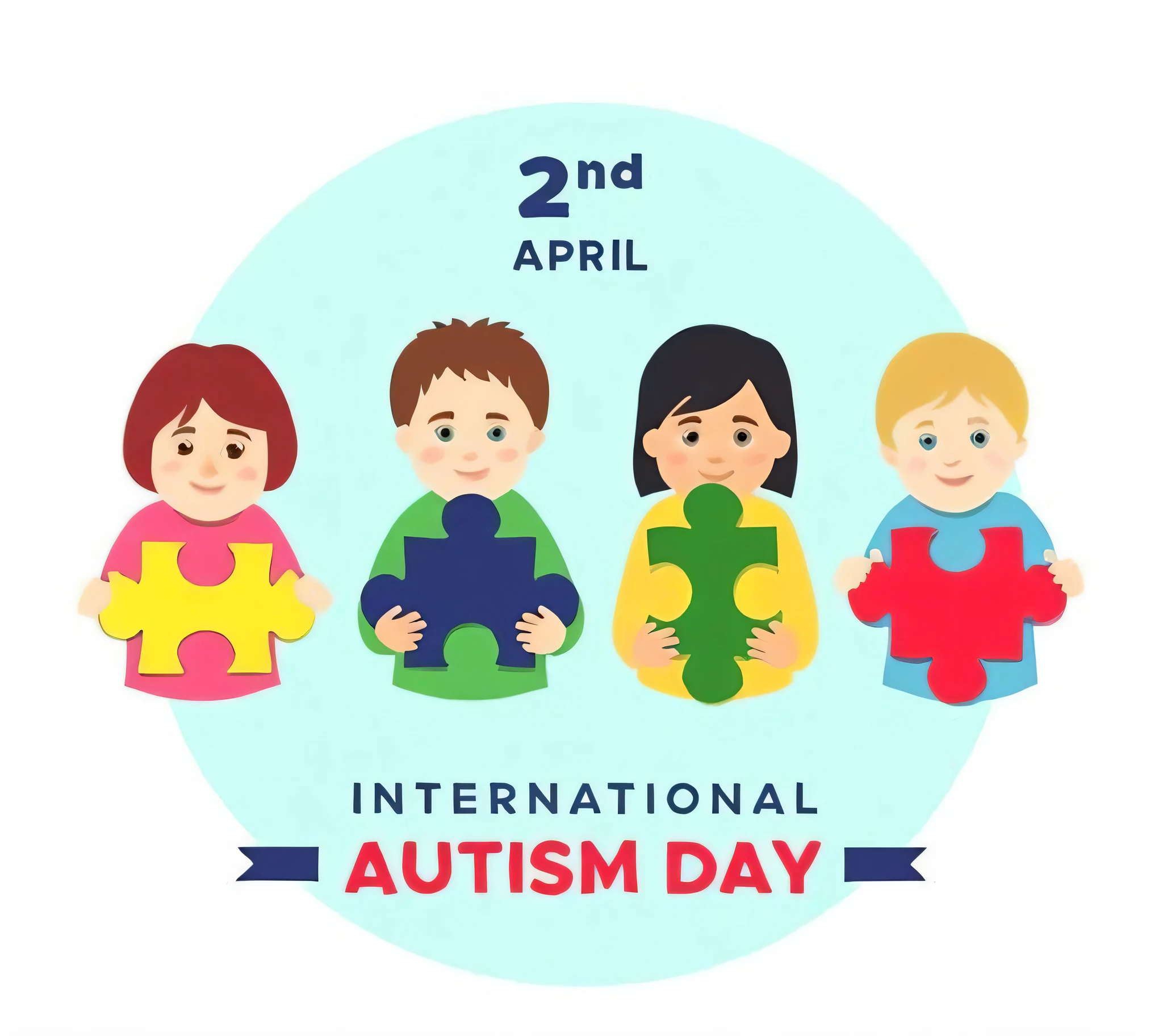 international autism day with children holding puzzle pieces, surreautistic, ๐ช ๐จ;๐๐, by Harriet Zeitlin, ๐คฌ ๐คฎ ๐ ๐, abcdefghijklmnopqrstuvwxyz, zee day, shutterstock, inspired by Augustyn Mirys, ๐น๏ธ ๐ ๐ซ ๐ค ๐ฌ, ๐ฃ ๐ฅ๐ฃ ๐ฅ