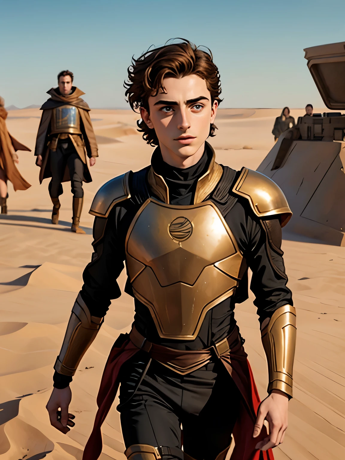 Timothée Chalamet in the movie Dune