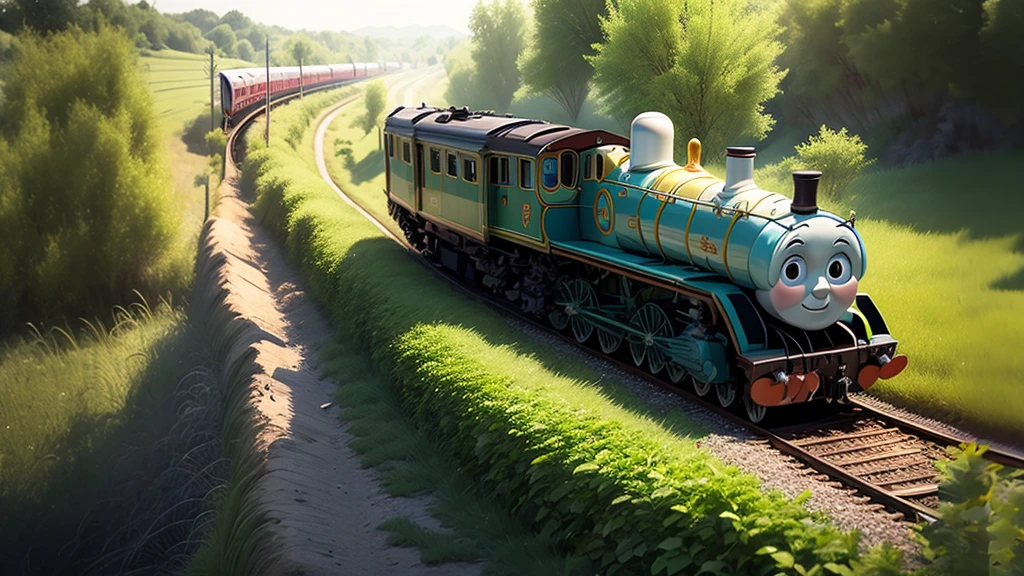 thomas the train，emily train is long