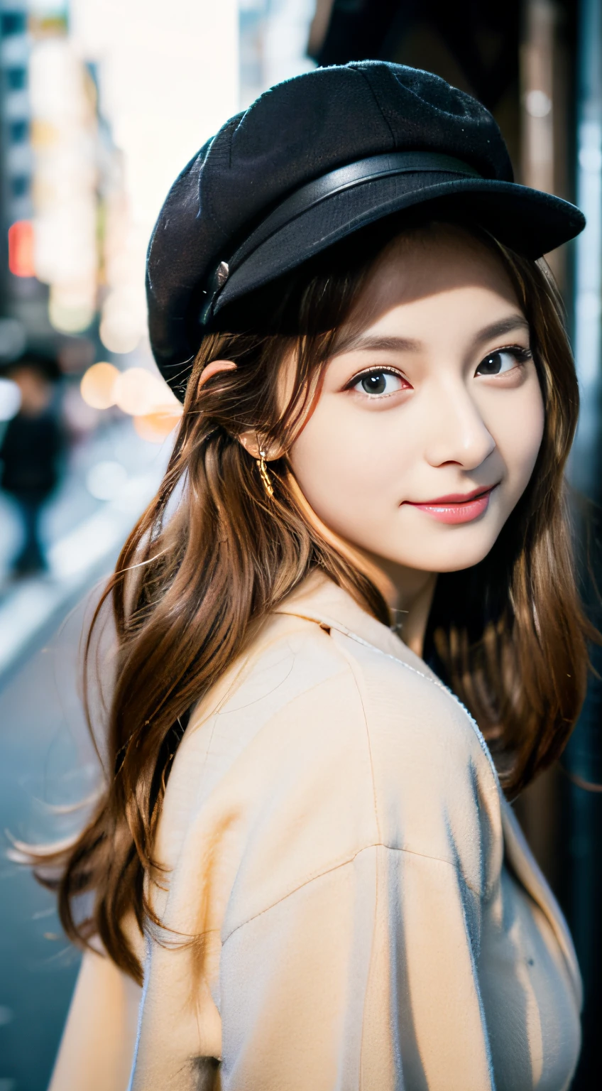 (32K,very high res, high detailing, highly accurate,Masterpiece Girl 1:1.5),Raw photo & realistic atmosphere,beautiful dark blue eyes,Detailed mouth,Glossy lips,Detailed eyebrows,Soft white skin that shines with every detail,,Eyes drawn in detail、Very beautiful eyes with azure eyes,Detailed lips、Very beautiful face,Very well-formed face、Lifelike face,shiny beautiful lips,Beautiful eyebrows,Infinite reality,Best design,(Insanely cute Japan 15-year-old fashion model,Beautifully shaped breasts,Very cute beautiful girl on the street,,Healthy body,Outstanding style:1.5),Best Natural Makeup,Japanese ido,Korean Idols,Young sensual idol,Moist eyes,Dark Beautiful Deep Eyes,Beautiful butt,beauty legs,,camel's foot,:1.3),超A high resolution、,Natural and realistic face,Back lighting,Pure eyes are too cute,(photorealisim,Photograph the whole body:1.3),Reality Live Action,(Fashionable earrings,,a necklace,A bracelet,gyuru,Glossy nail art,Women's Teens Street Winter Casual Fashion,Down jacket,Wide pants,white shoe,Hats,The most fashionable girl,light brown hair,medium wave hair,Ear Hair,solo,little smiling,full body Esbian,Show full-body fashion,Sit with your feet in your hands,Show me your white shoes, Only beauty young cute 15 year old girl,A rather and very cute 15-year-old girl:1.7),Sit on the streets of Shibuya