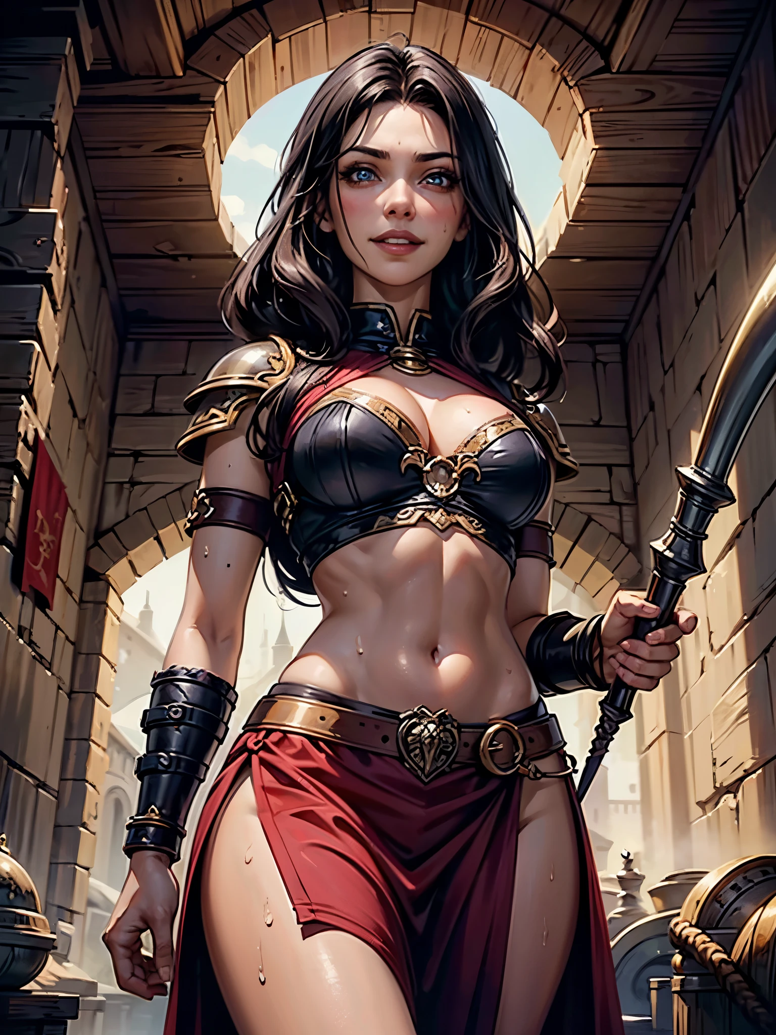 Asgard,valkyrie,Senhora Cavaleiro,Anatomia correta,epic fantasy digital art,tmasterpiece,8k,high-definition resolution,desenho detalhado,Qulidade Superior,, Epic composition,
