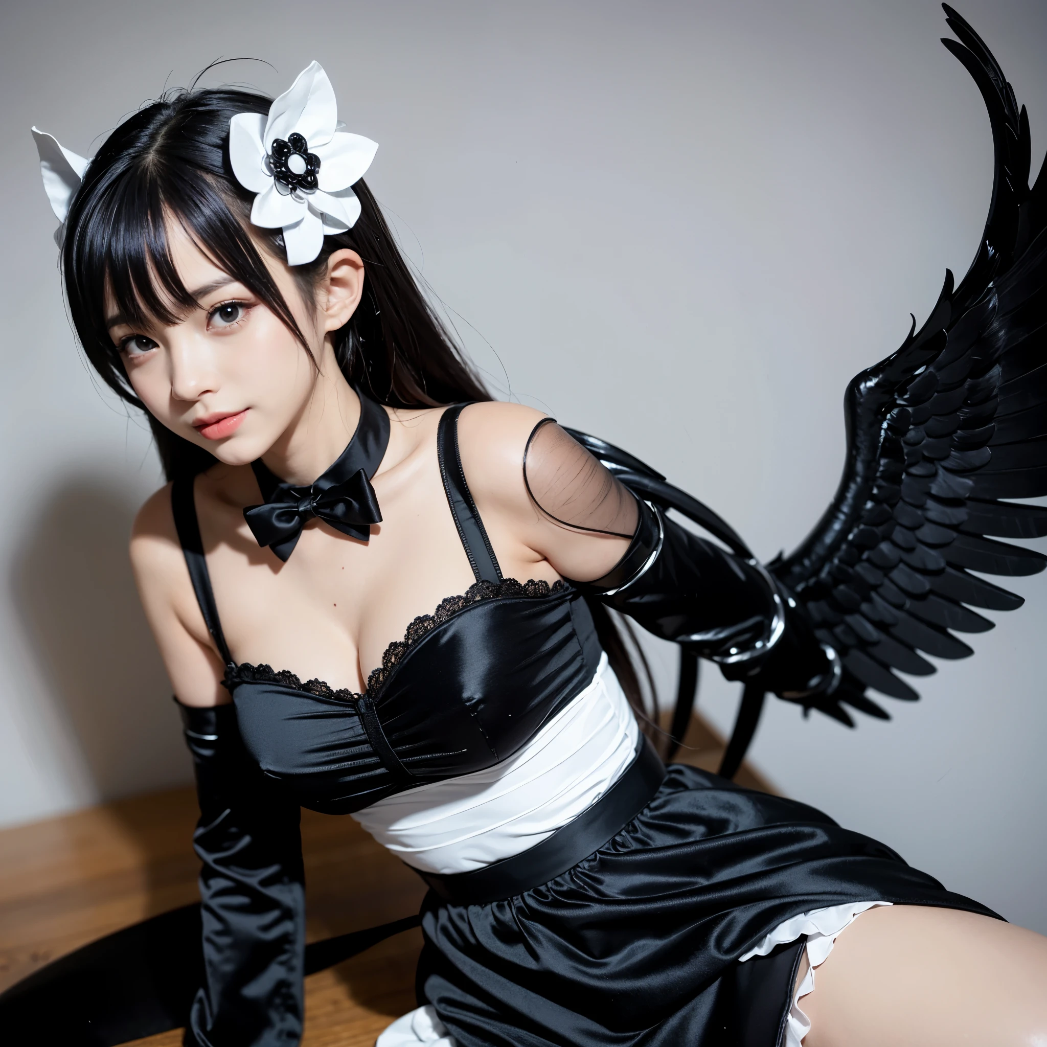 maids　cosplay　gothic ****ta　botas longas garota sensual　attraction　Sexy Japanese with cute demon wings Pleasure Hall　butt basement action style　Aumente a libido