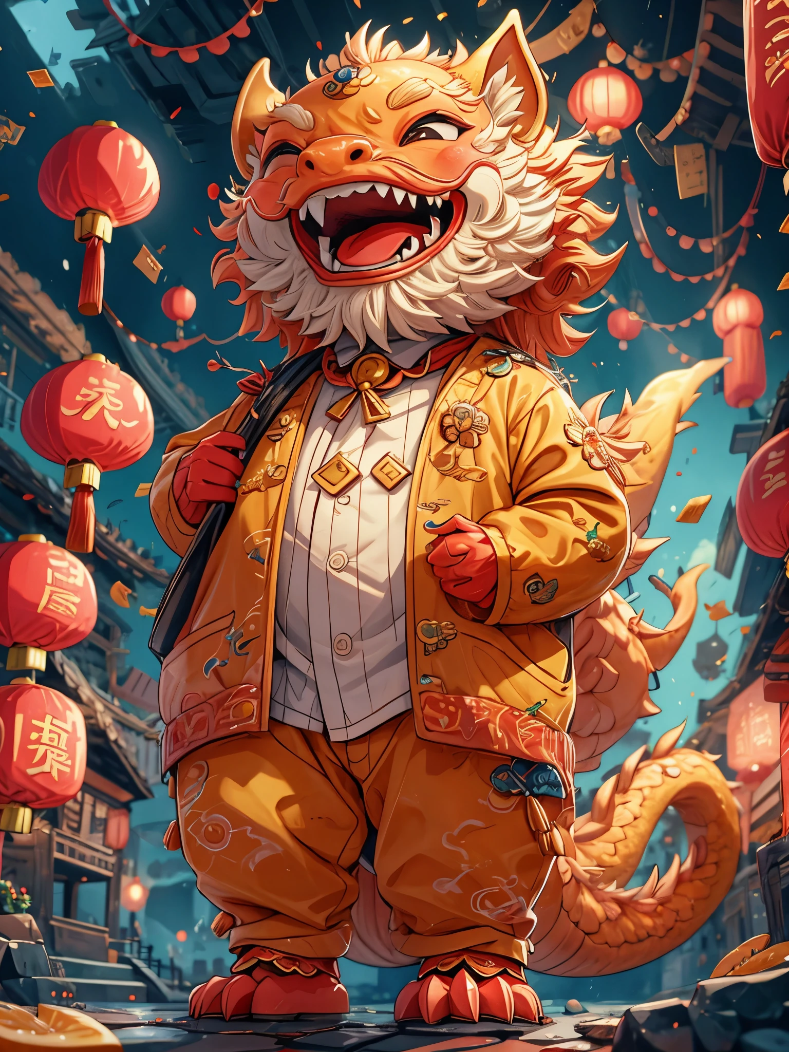 Q version，baby chinese dragon，Smile，，Cute and cute，comic style，Flat coating，minimalist art，Resolution up to 8K，Exhibit ultra-high quality，Super fine，Super realistic