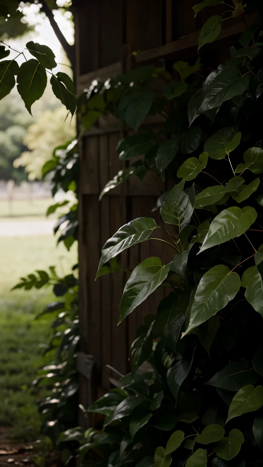 Phone wallpaper: Dark, Bush, Leaves