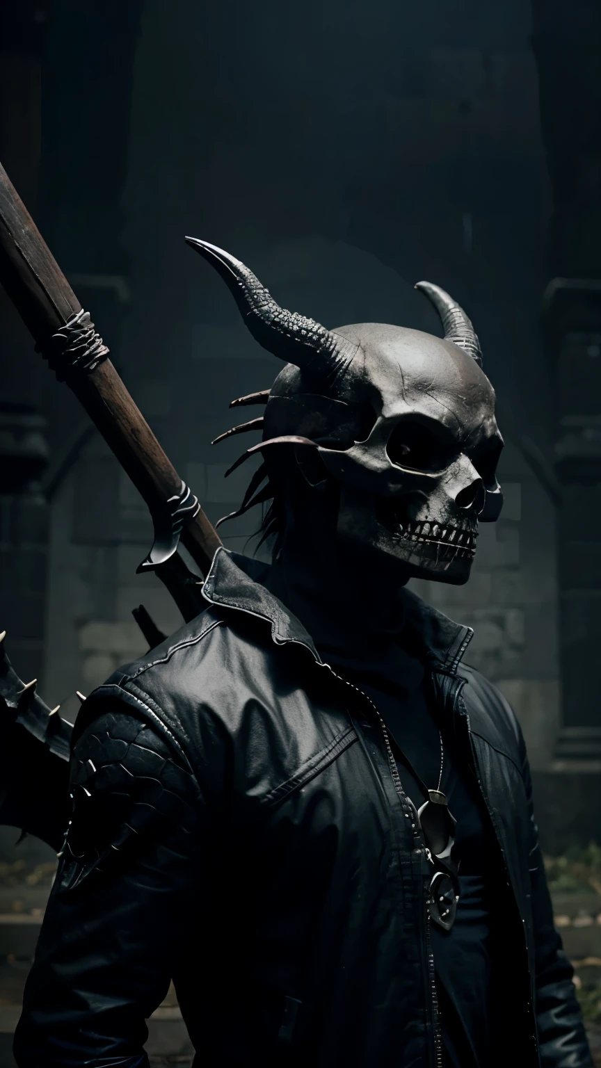 Dark, Dragon, Skull