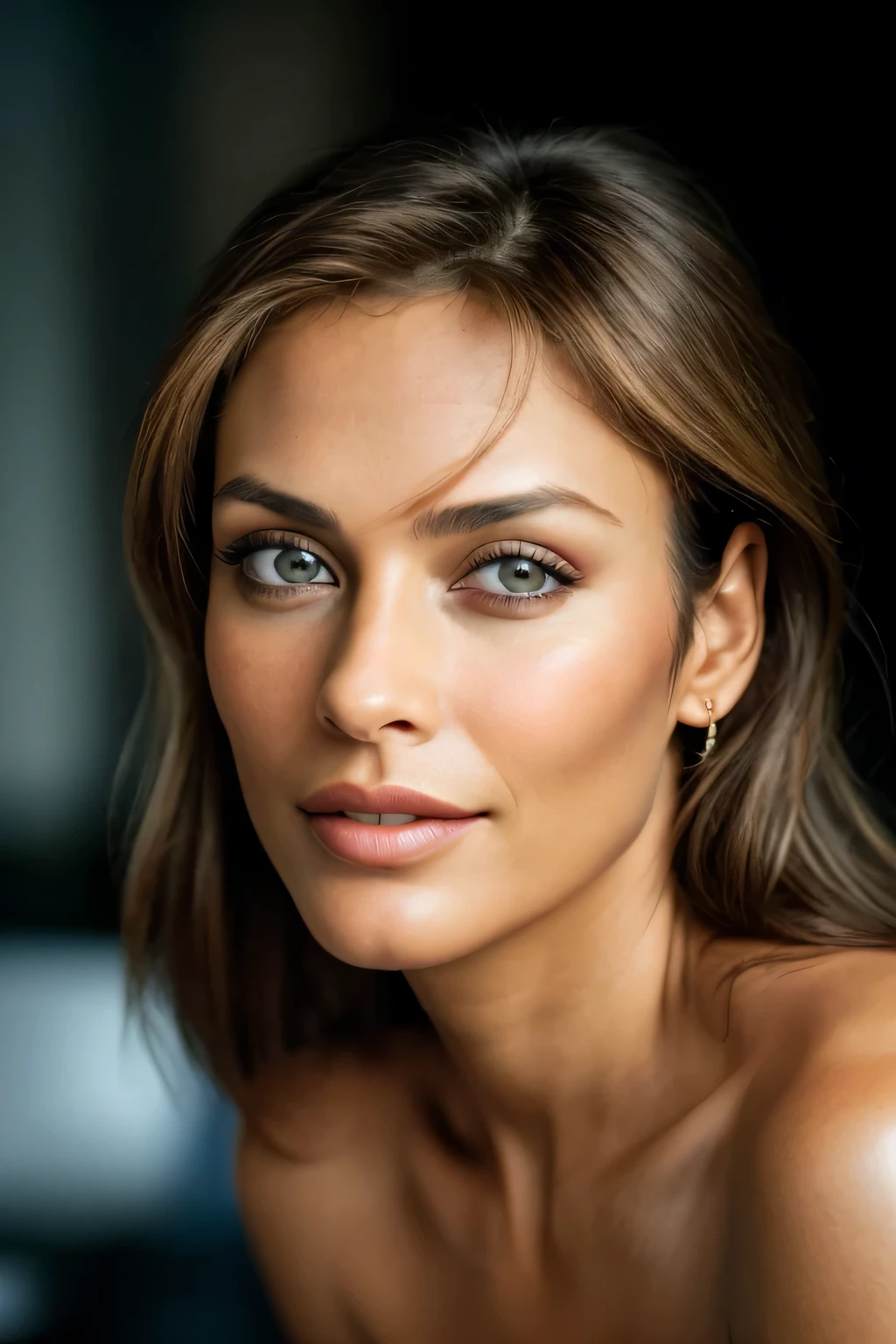 photograph of a 40 year old gorgeous super model woman doing yoga red nike shirt ,hyper realistic ,lifelike texture, dramatic lighting , cinestill 800, (highly detailed face:1.4) (smile:0.7),perfect eyes, perfect iris, perfect lips, perfect teeth, perfect skin, soft front light, glow, HDR