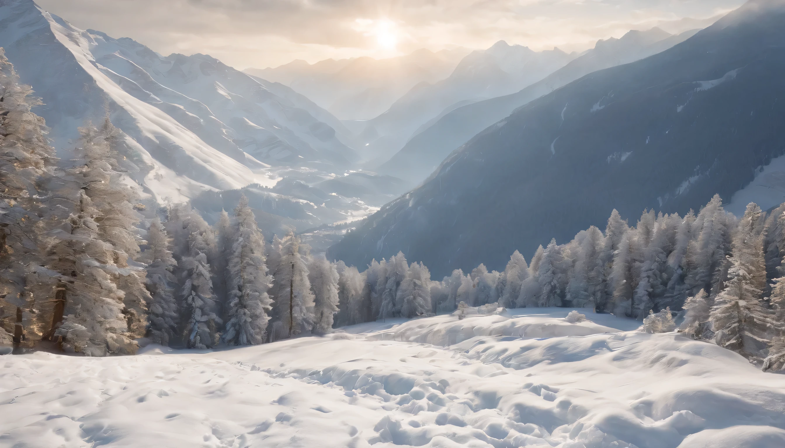 (Highly detailed CG Unity 8k wallpaper、masterpiece、highest quality、Super detailed)、(best lighting、best shadow、very delicate and beautiful)、highest quality、8k、Detailed facial depiction、masterpiece、highest quality、clear image quality、
Capturing the magnificent scenery of the snow-capped Alps from the train window.。
