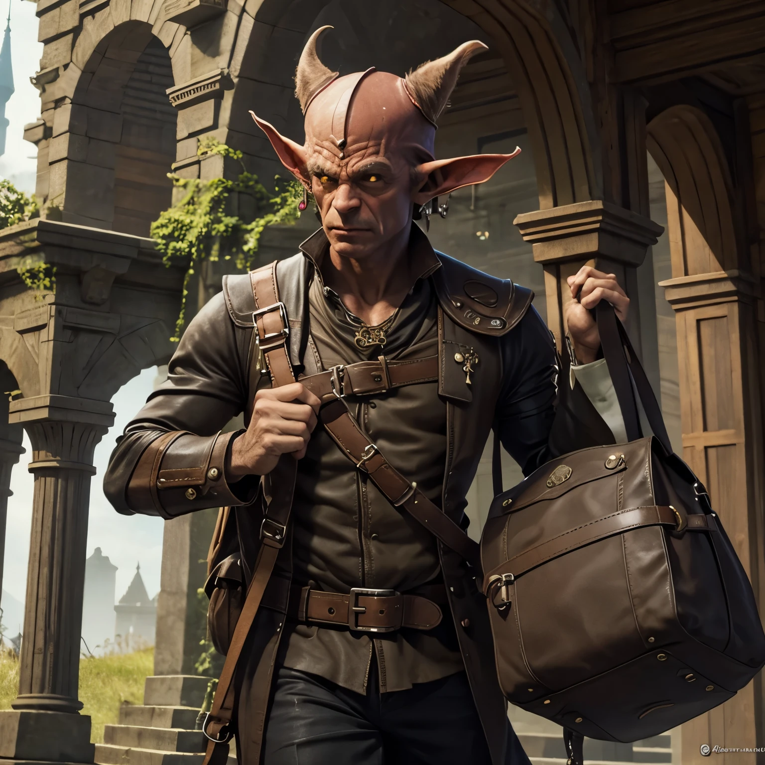 Goblin, Fantasy, Kleptomane, Big bag on the back