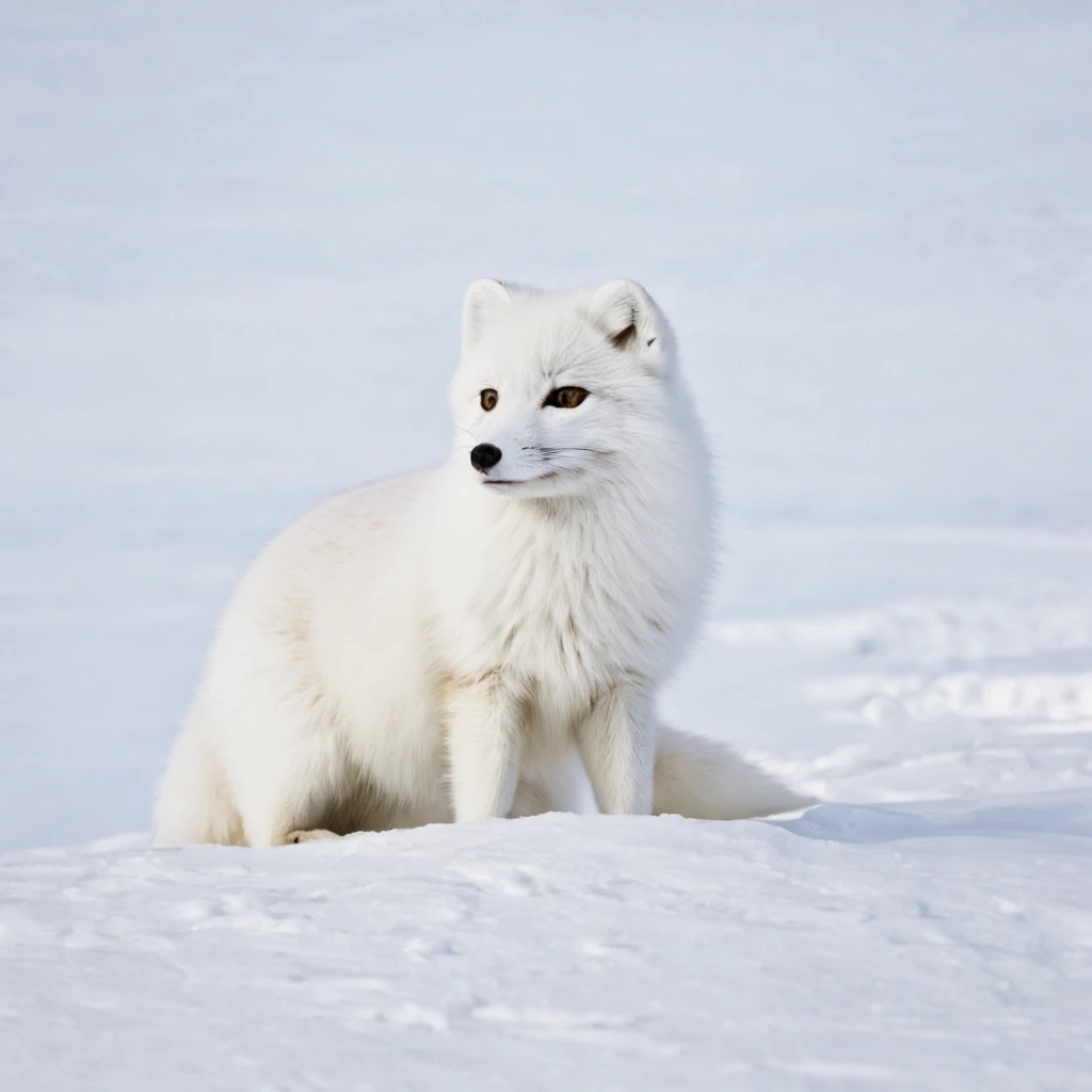 Arctic fox，arctic fox