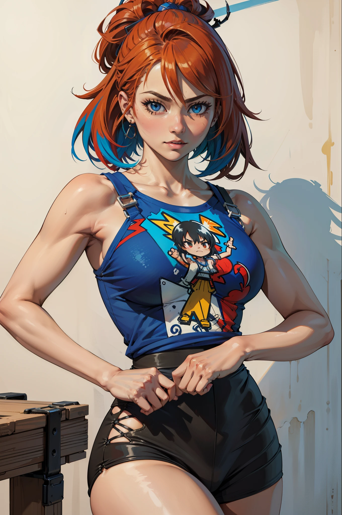 ::Jason Fabok e estilo Yoji Shinkawa ::2.0 comix illustration style,Estilo Tatoon , Comic book style ,Ashley Alexiss,mulher bonita com cabelo longo ultra detalhado, (fundo bonito ultra colorido :1.2)Misto-idioma_Texto, letras japonesas em graffit,, fantastic paintings ,estilo grafite;, flor, olhos altamente detalhados , uma camiseta ou vestido com uma blusa branca por baixo, with position, e pulseiras, com longos cabelos pretos , Gradiente de cores HDR, fora, Vibrando, Fantastic paintings by Joe Madureira ,alta qualidade, --AR 3:4 --upbeta --teste --criativo ,526mix, melhor qualidade, alta qualidade, extremamente detalhado CG unidade 8k papel de parede, HDR, trending on ArtStation, trending in cgsociety, High detail,