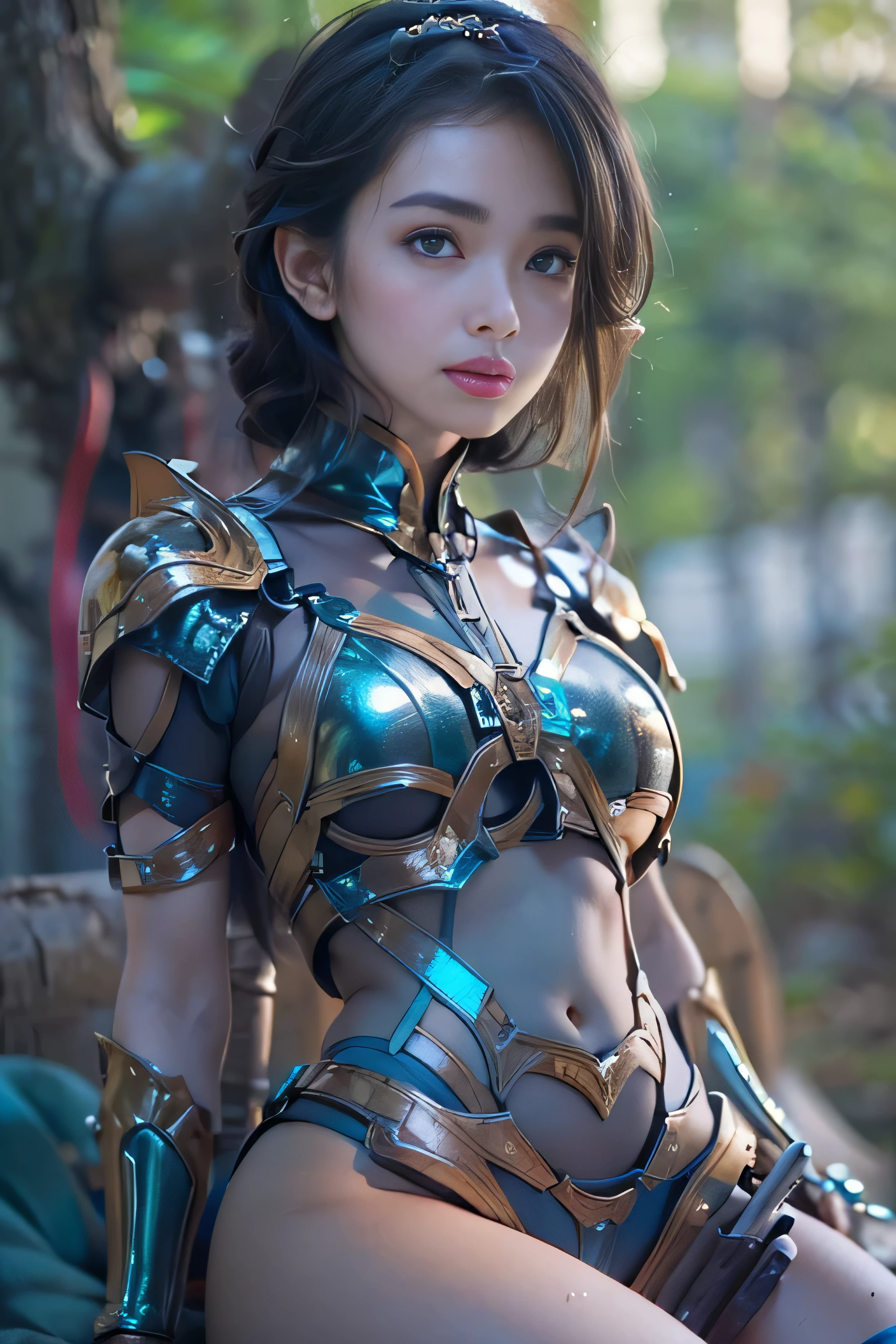 (RAW image quality:1.4), (NSFW), ((1 female:1.4)), one personで, , 8 heads and bodies, (cute face), (Beautiful shining blue eyes:1.4), (ideal body proportions), (An android with a mechanized left leg and left arm.:1.4), (platinum metal machinery), length , chest fantasy, cleavage, big breasts, (Underboo Boo:1.4), magic effect, ((small transparent thin costume:1.4)), (((Exposed raw skin:1.4))), (((exposure of the lower abdomen:1.4))), (Costumes that dig into the crotch), (brown pubic hair), (has a big sword:1.4), , strong wind, My clothes are transparent, Wet, short hair, black hair, , thin, small ass, beautiful feet, thin脚, surrealism, cinematic lighting, written boundary depth, one person&#39;point of view, f/1.8, 135mm, nffsw, battle pose, table top, Accurate, ((anatomically correct)), rough skin, Super detailed, advanced details, high quality, award-winning, 最high quality, High resolution, 8k