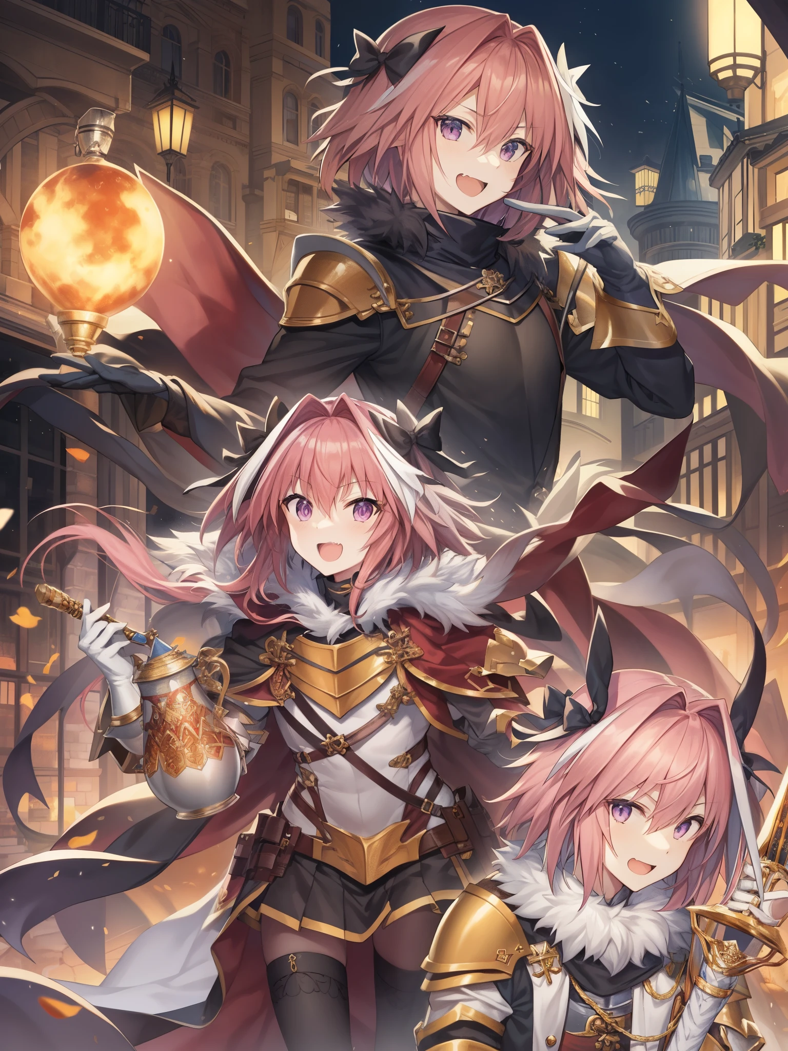 Fate/Grand/Order、Astolfo、If you touch it, you will fall！（Trap of Algaria）、pink hair、short hair、reason has evaporated、「Those who are far away should also listen to the sound！Come closer and take a look！我が名はシャルルマーニュが十二勇士Astolfo！」、「magic spear」「魔法のhorn」「Genma Hippogriff」、He is also a famous handsome man according to legend.、trouble maker。Due to his thoughtless but reckless and courageous personality、He scoured the battlefield and led his team to victory many times.。A knight who appears in medieval French poetry of arms、、"Always make the person you touch fall off the horse"That&#39;s called「magic spear」After gaining the degree, he became quite a master.、Now you can give valor.。moreover、A method to break all spells was written down.、You can defeat your opponent by blowing「horn」、moreoverヒッポグリフを入手してしまう。カリゴランテThat&#39;s called邪悪な巨人を捕虜、After a trip to the moon「horn」no longer makes a sound、Also released a hippogriff.、Orlandu goes crazy、He is a good-looking young man who is loved by everyone.、In terms of ability「weak」He is considered a second-class knight and servant.。However, he didn&#39;t worry about it at all and relied on his positive thinking and good luck.、He had many adventures during his lifetime.々obtain the treasure of。I am not particularly attached to the treasure I have acquired.、He has a deep-rooted heroic personality and is willing to let go if asked for help.