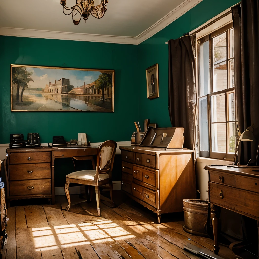 PHOTO AESTHETIC VINTAGE PAINTING ROOM