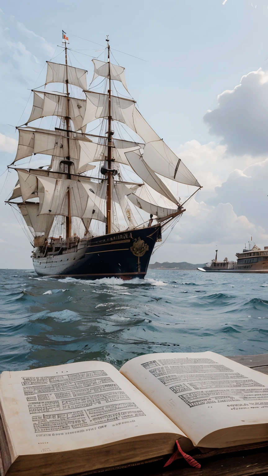 Site of the First Mass using the sources: The First Voyage Round the World, translated from the accounts of 
Antonio Pigafetta accompanied by original documents, with notes and an 
introduction by Lord Stanley of Alderley. Please provide 10 scenes in 1 photo in chronological order. 