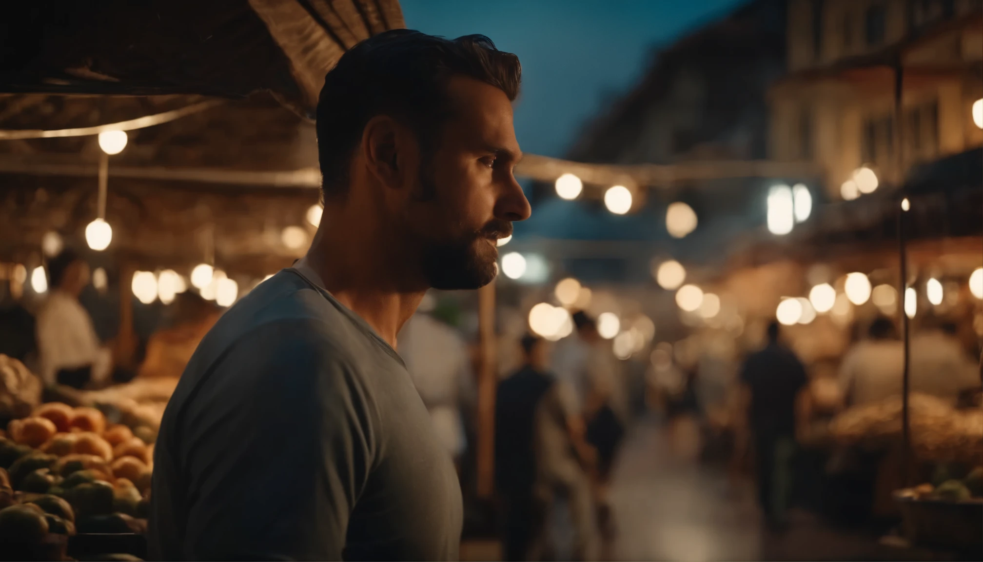 Guy who are negotiating in a traditional market.for youtube thumbnails
