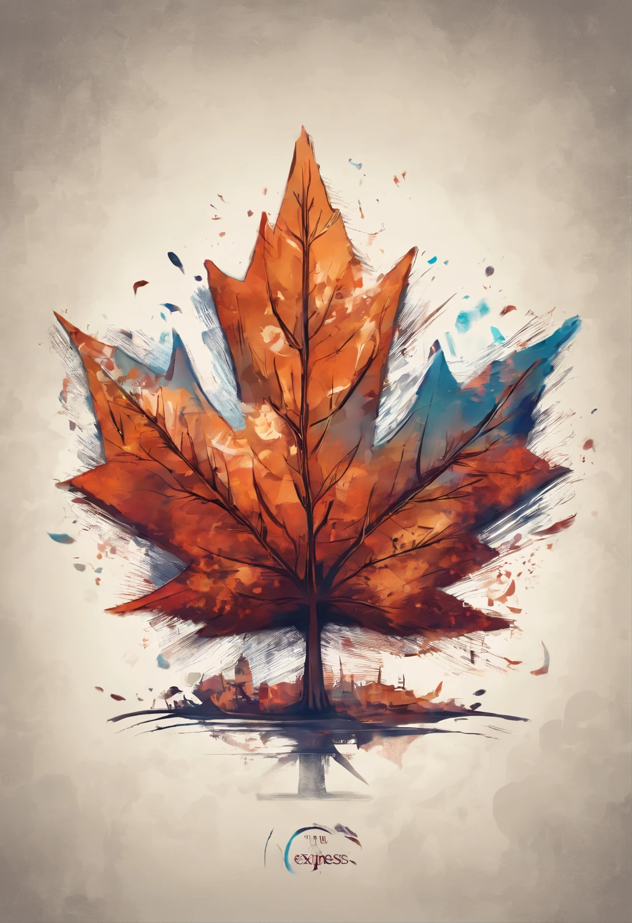 There are express elements，No characters appear（1.21）Maple leaf logo（1.1