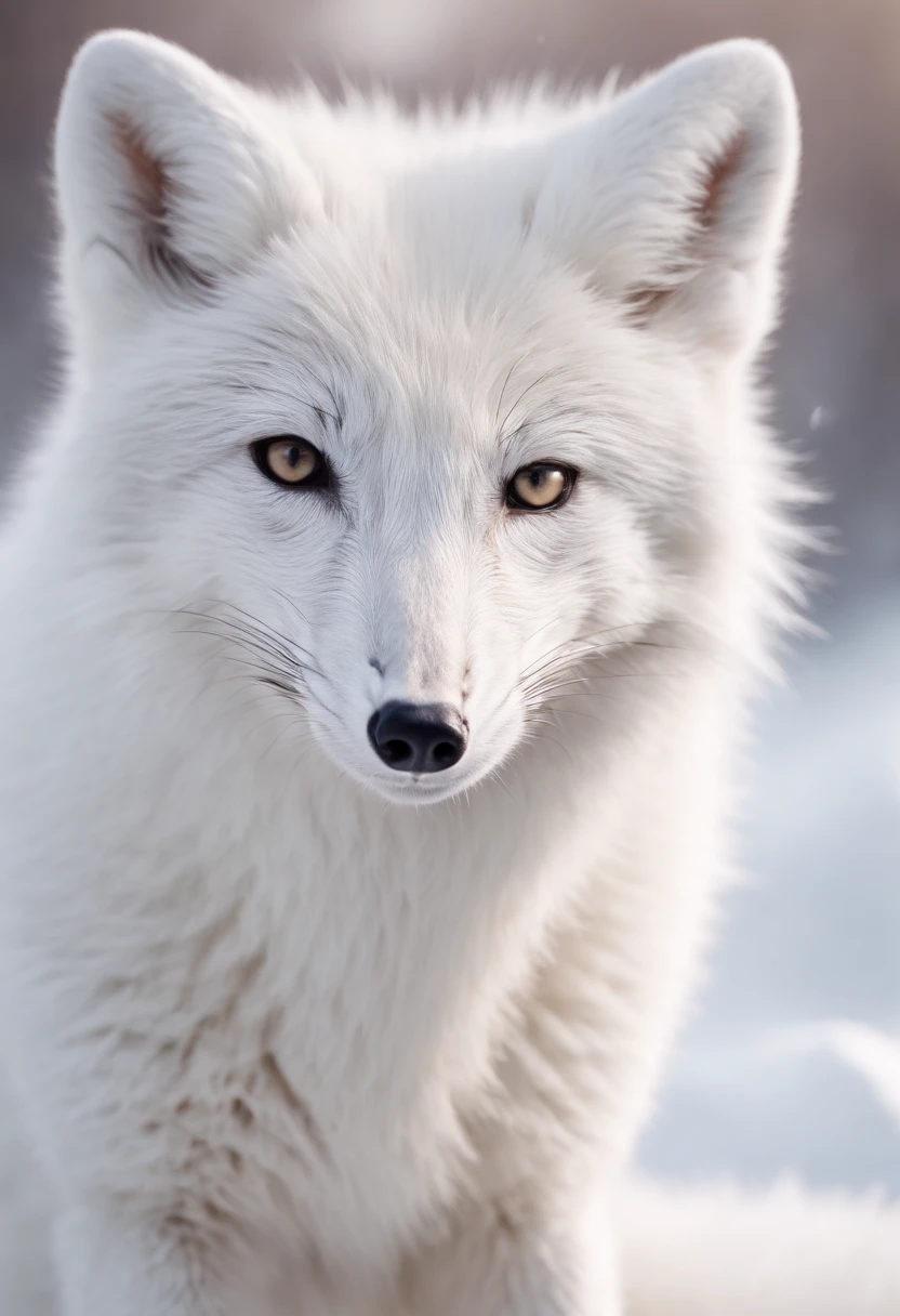 
        The king of ice and snow The white arctic fox is like the king of ice and snow，hairy all over，Their fluffy fur makes the polar environment more mysterious and beautiful HD，Mythical beast background with big moon detailed artistic beautiful artistic illustration, mythical creatures, Beautiful digital artwork Stunning digital illustrations, Very detailed artwork