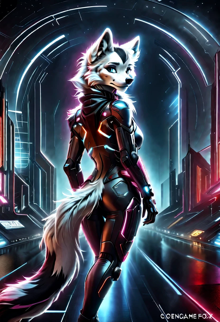 《codename arctic fox》,Science fiction,futuristic,cyberpunk,Surrealism,